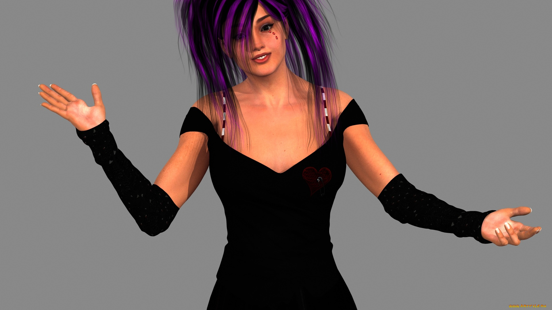 3д, графика, люди, , people, девушка, взгляд, фон