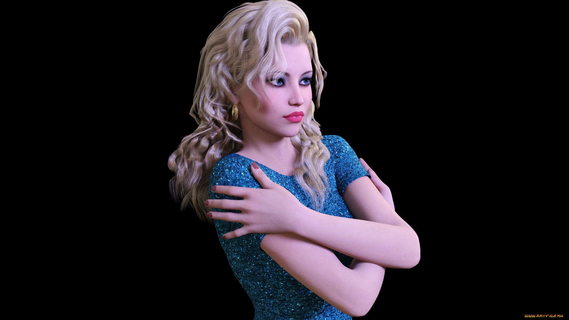 3д, графика, люди, , people, фон, девушка, взгляд