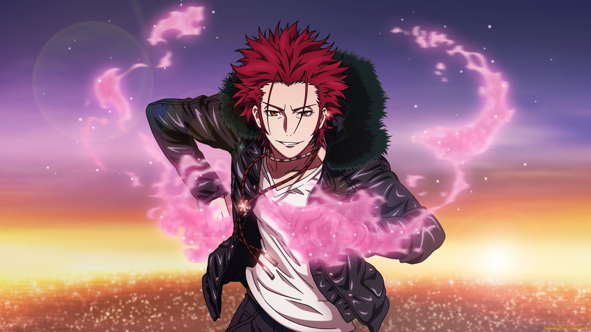 аниме, k, project, красный, король, суо, микото