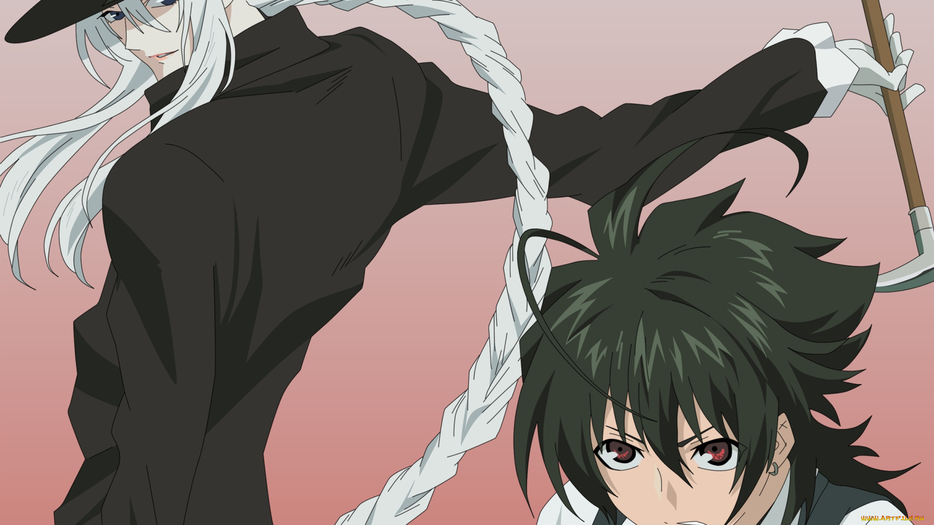 аниме, monochrome, factor, акира, широгане, парни