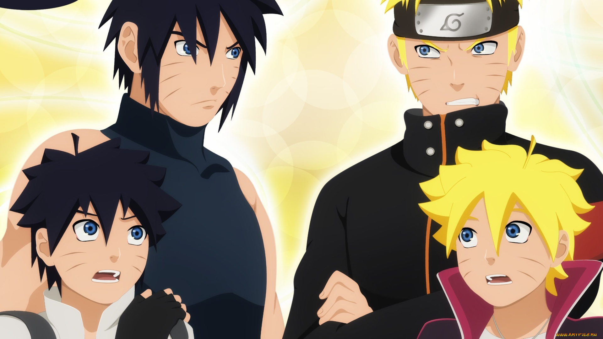 аниме, naruto, tedeik, menma, uzumaki, boruto