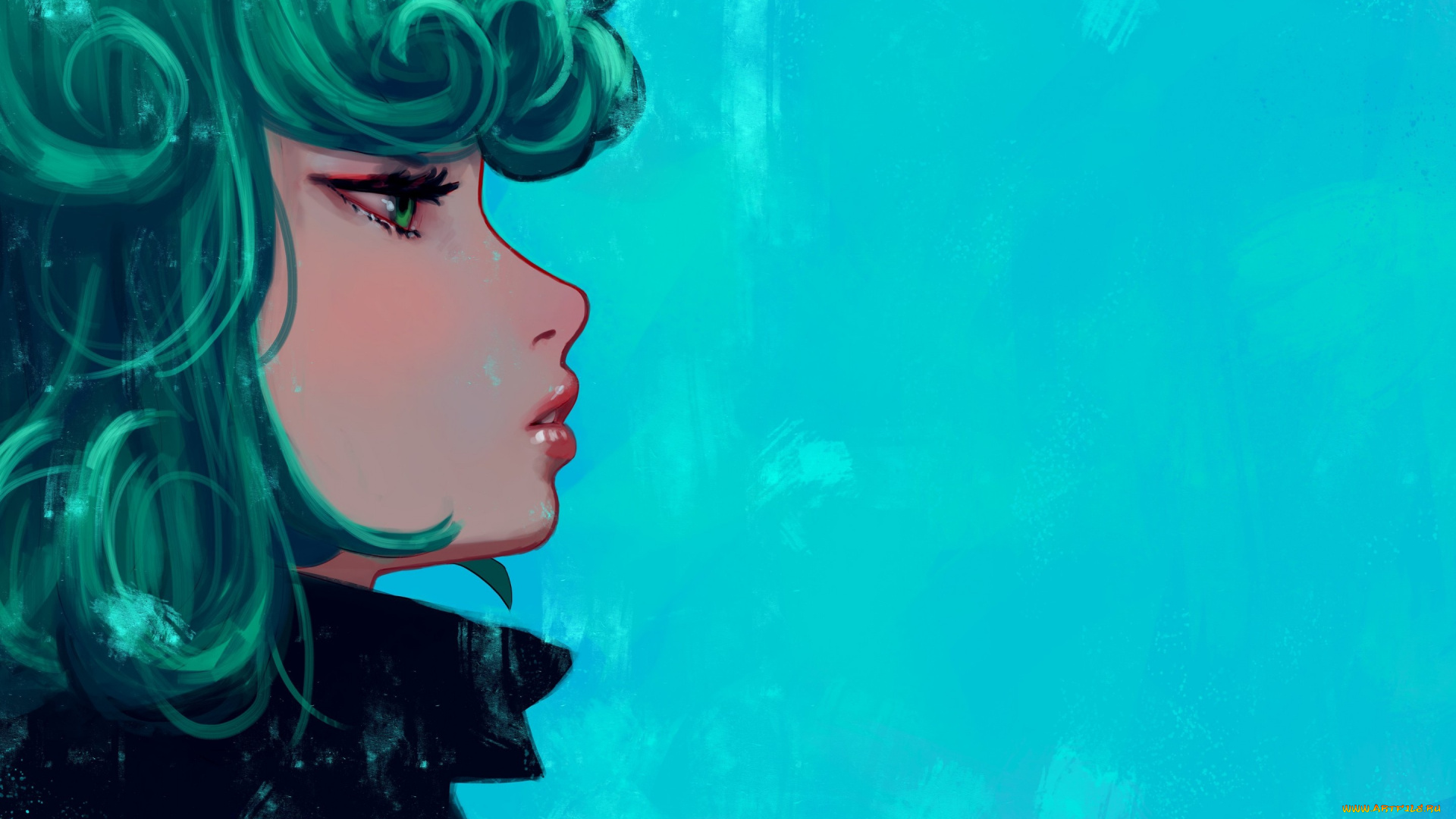 аниме, one, punch, man, onepunch-man, art, tornado, of, terror, tatsumaki