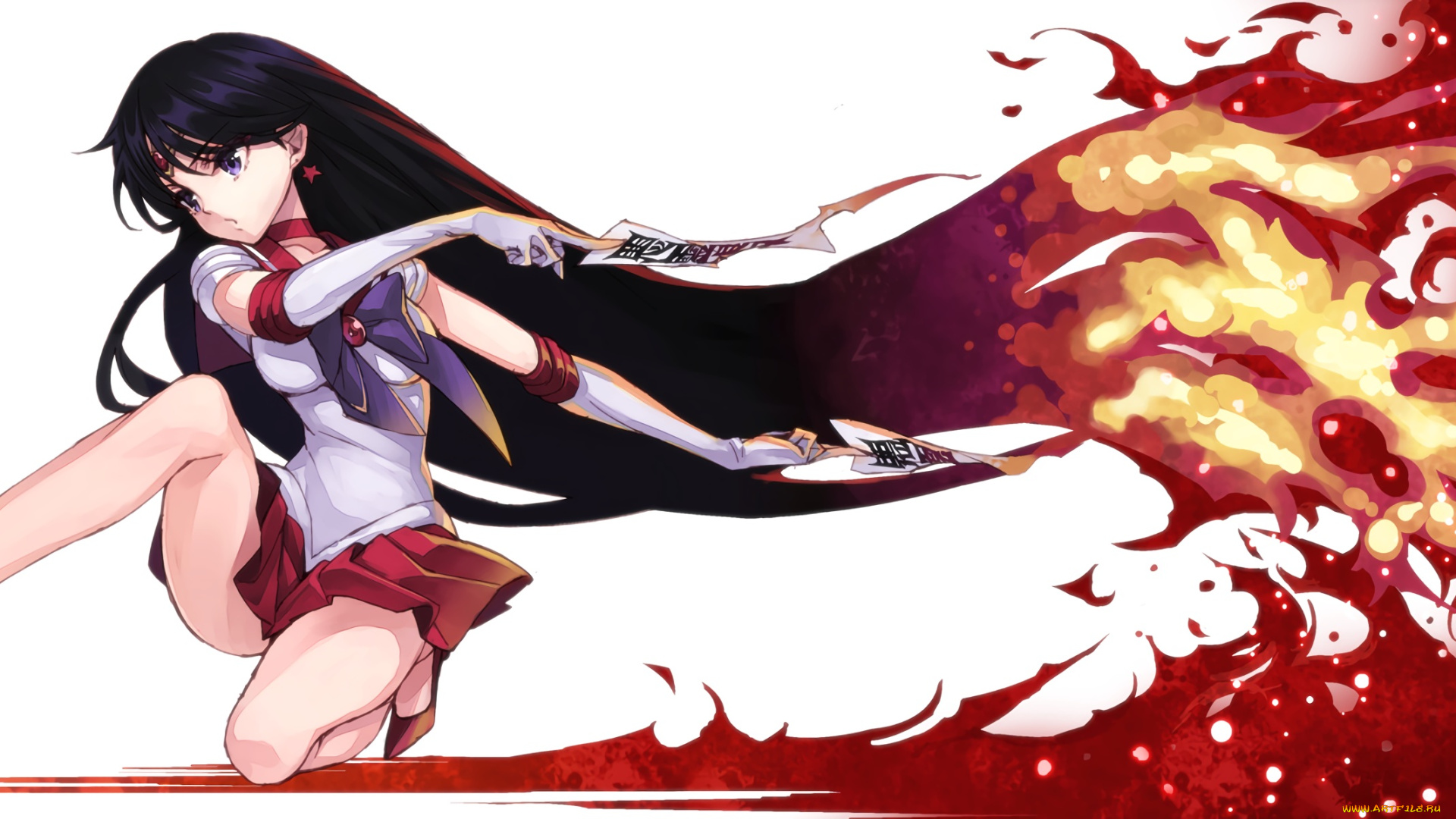 аниме, sailor, moon, sailor, moon, hino, rei, matsuryuu