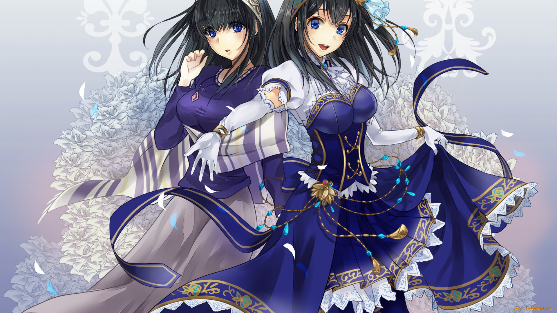 аниме, unknown, , другое, фон, взгляд, девушки