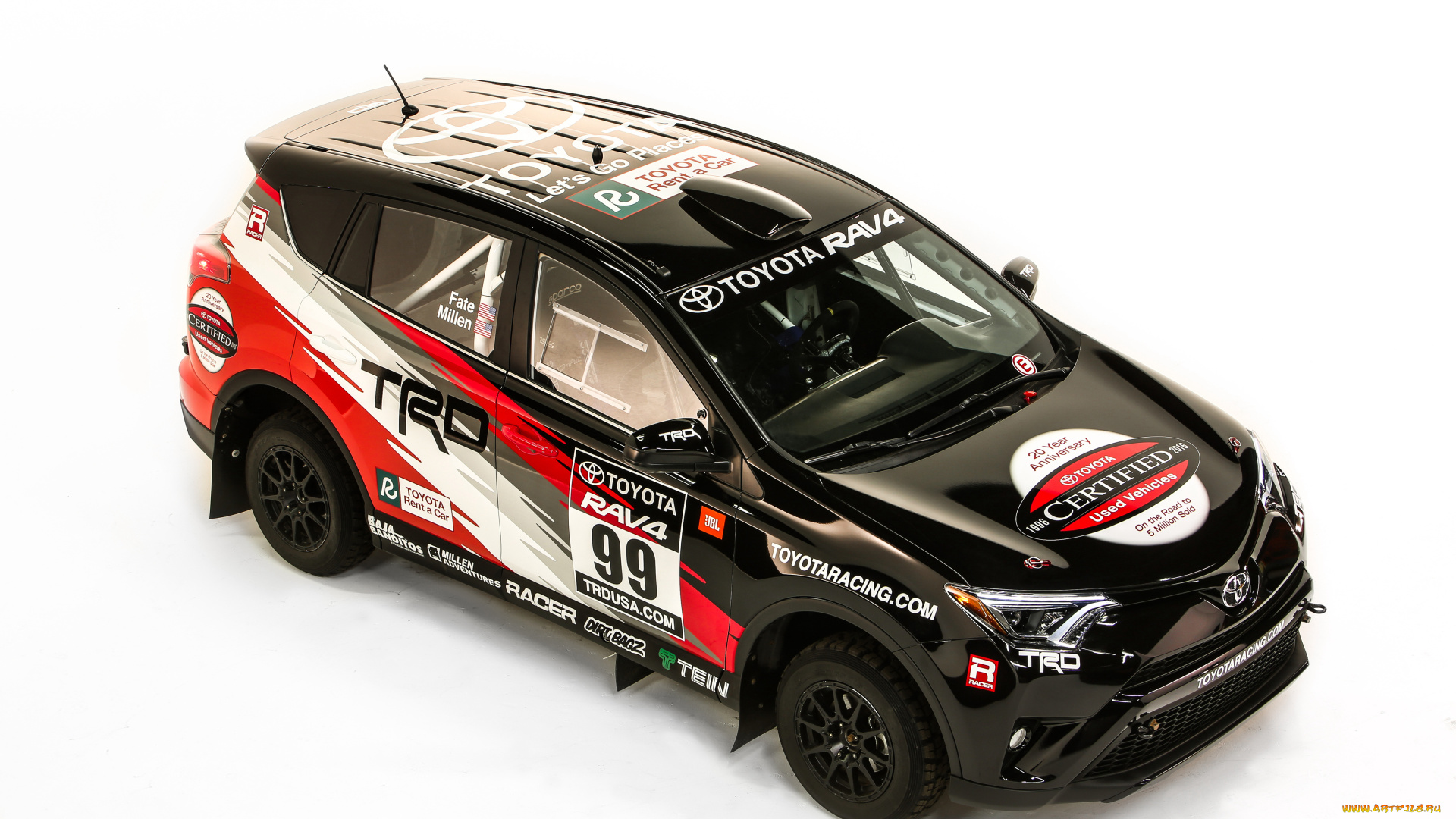 автомобили, toyota, trd, rav4, 2016г, car, rally