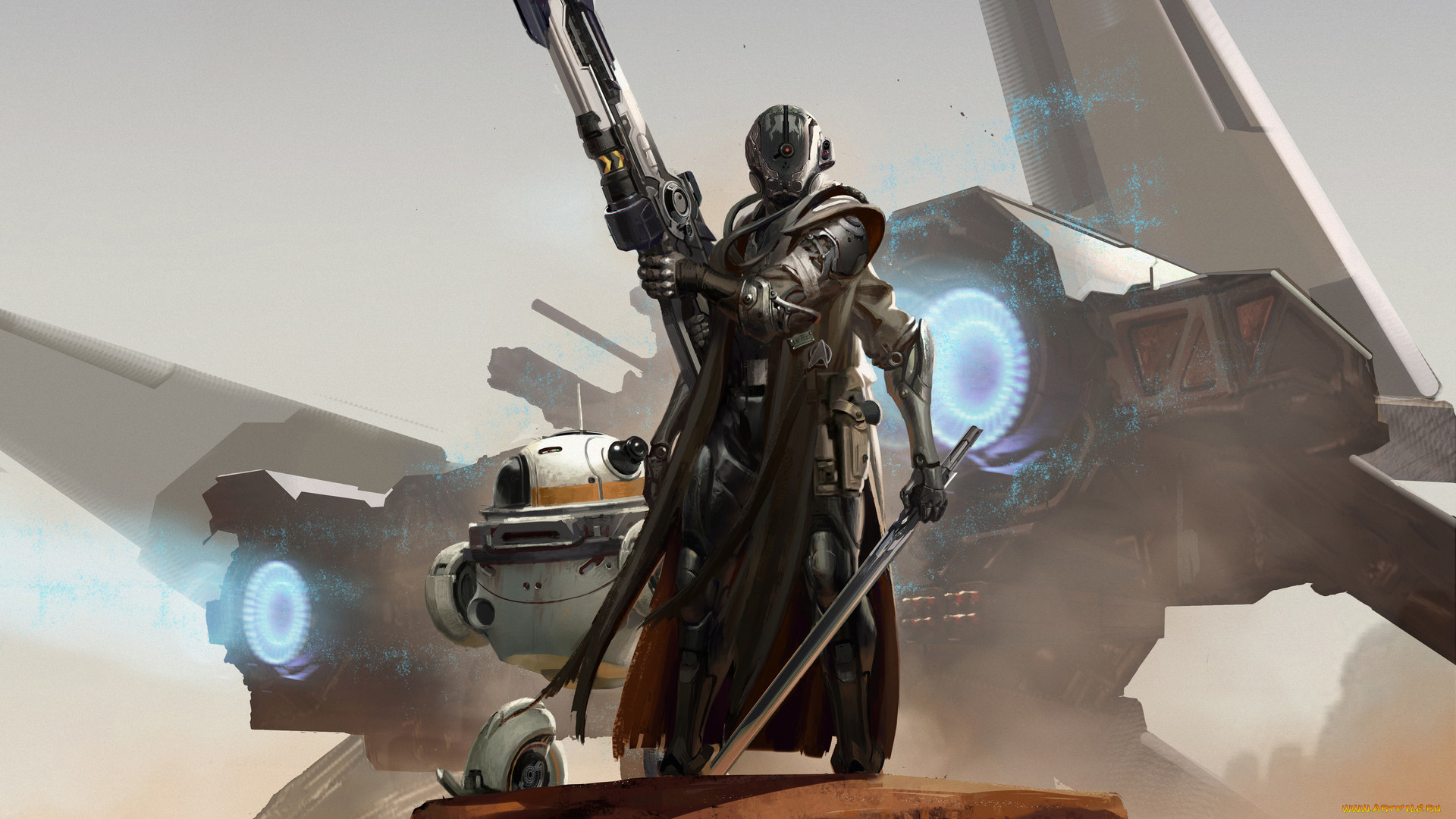 фэнтези, роботы, , киборги, , механизмы, фантастика, оружие, броня, робот, sci-fi, корабль