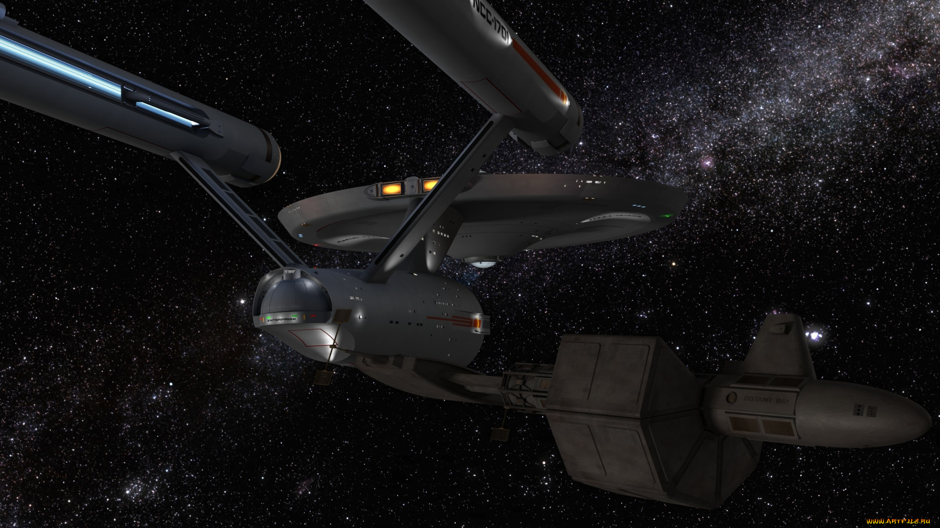 космос, арт, космический, корабль, вселенная, полет