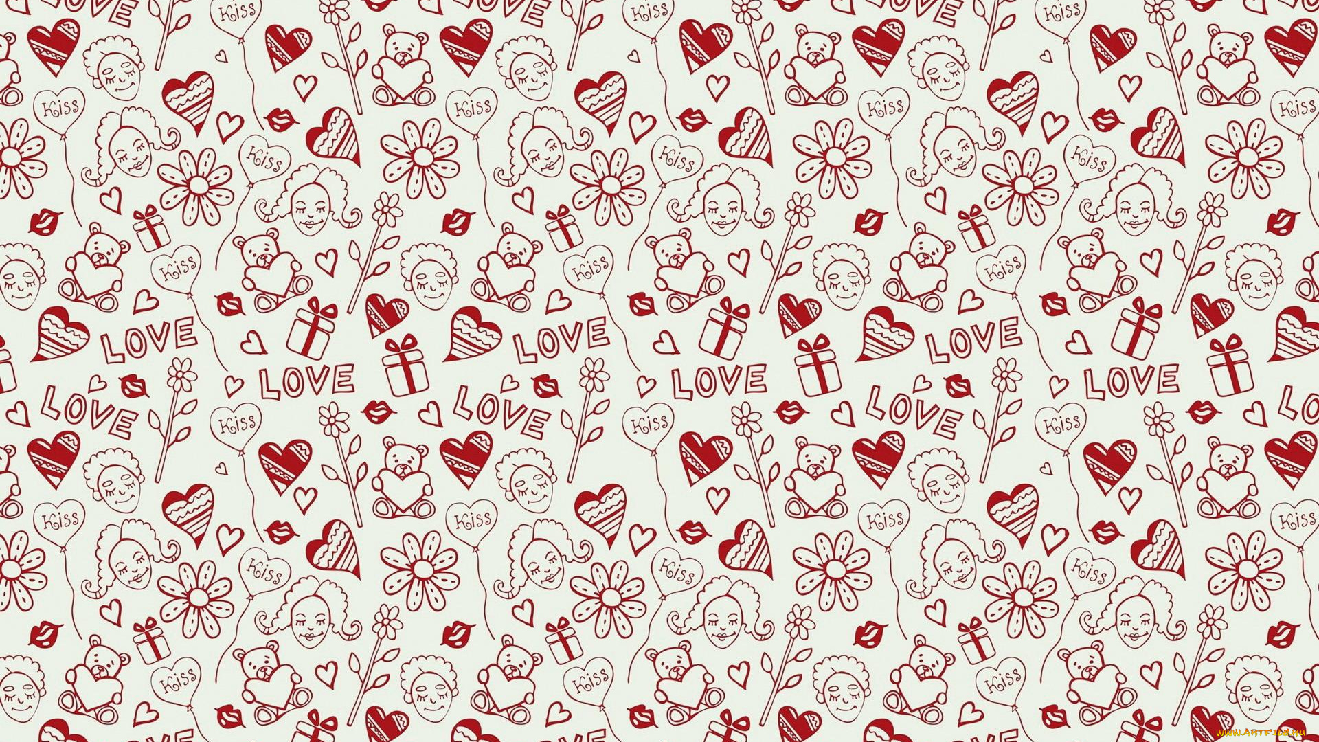 праздничные, день, святого, валентина, , сердечки, , любовь, мишки, сердечки, цветы, коробки, подарки, шарики, лица, текстурп