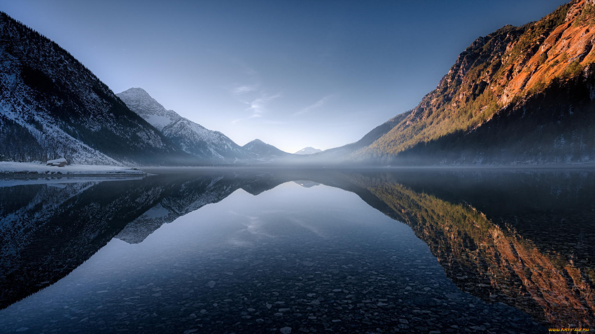 природа, реки, озера, отражение, горы, озеро