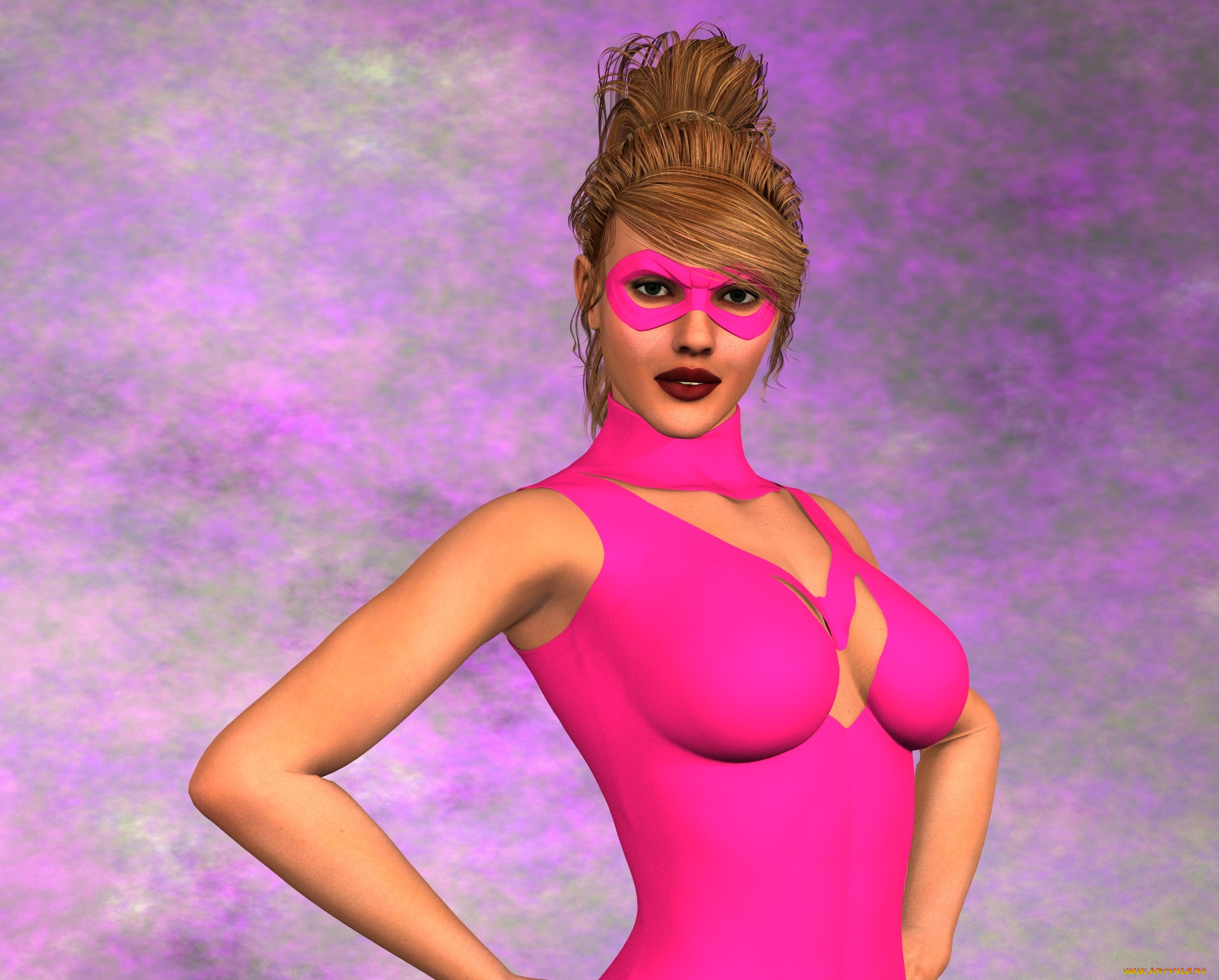 3д, графика, люди, , people, девушка, взгляд, фон, маска