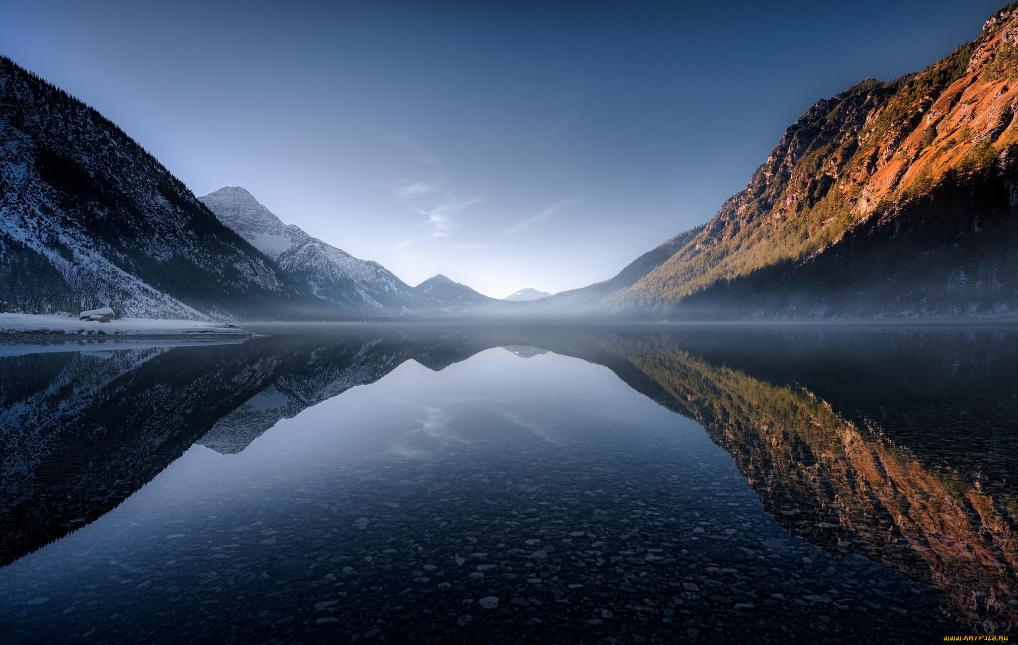 природа, реки, озера, отражение, горы, озеро