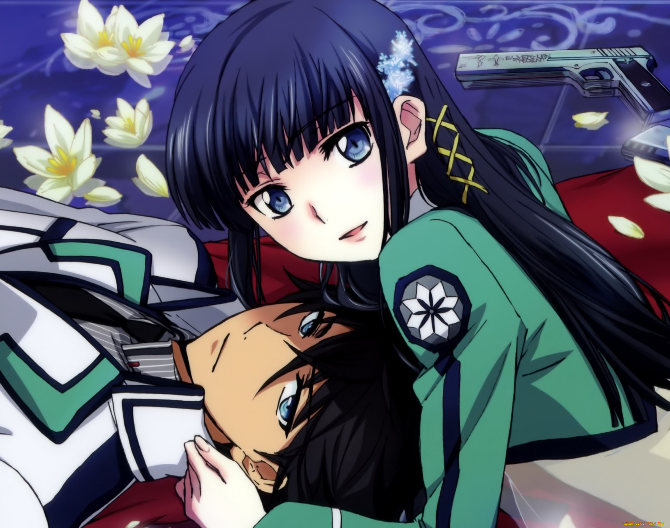 аниме, mahouka, koukou, no, rettousei, парень, арт, миюки, девушка, тацуми