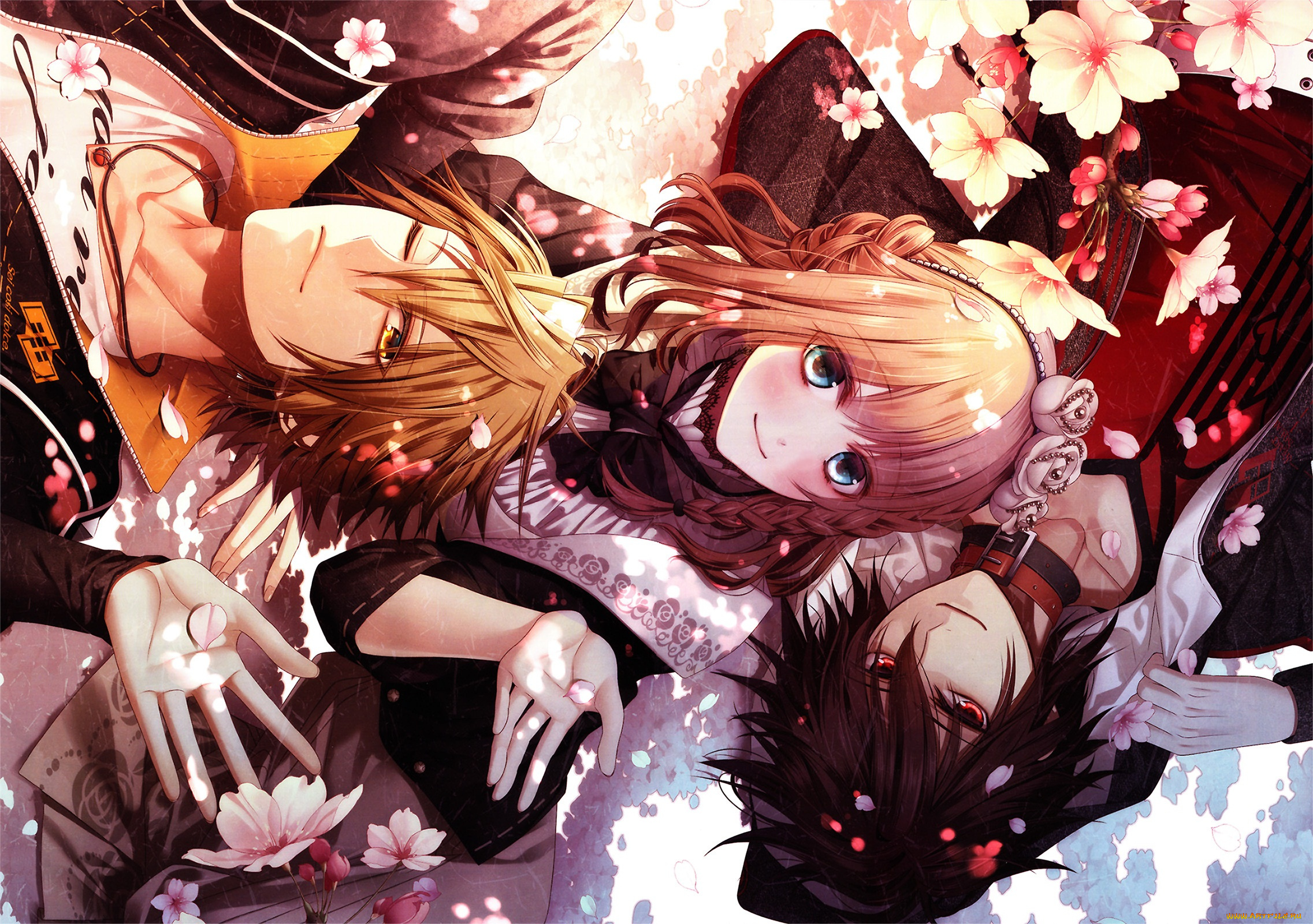 аниме, amnesia, парни, девушка, амнезия, романтика