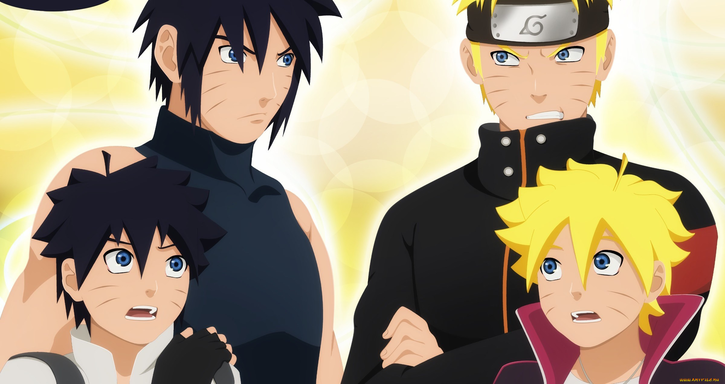 аниме, naruto, tedeik, menma, uzumaki, boruto