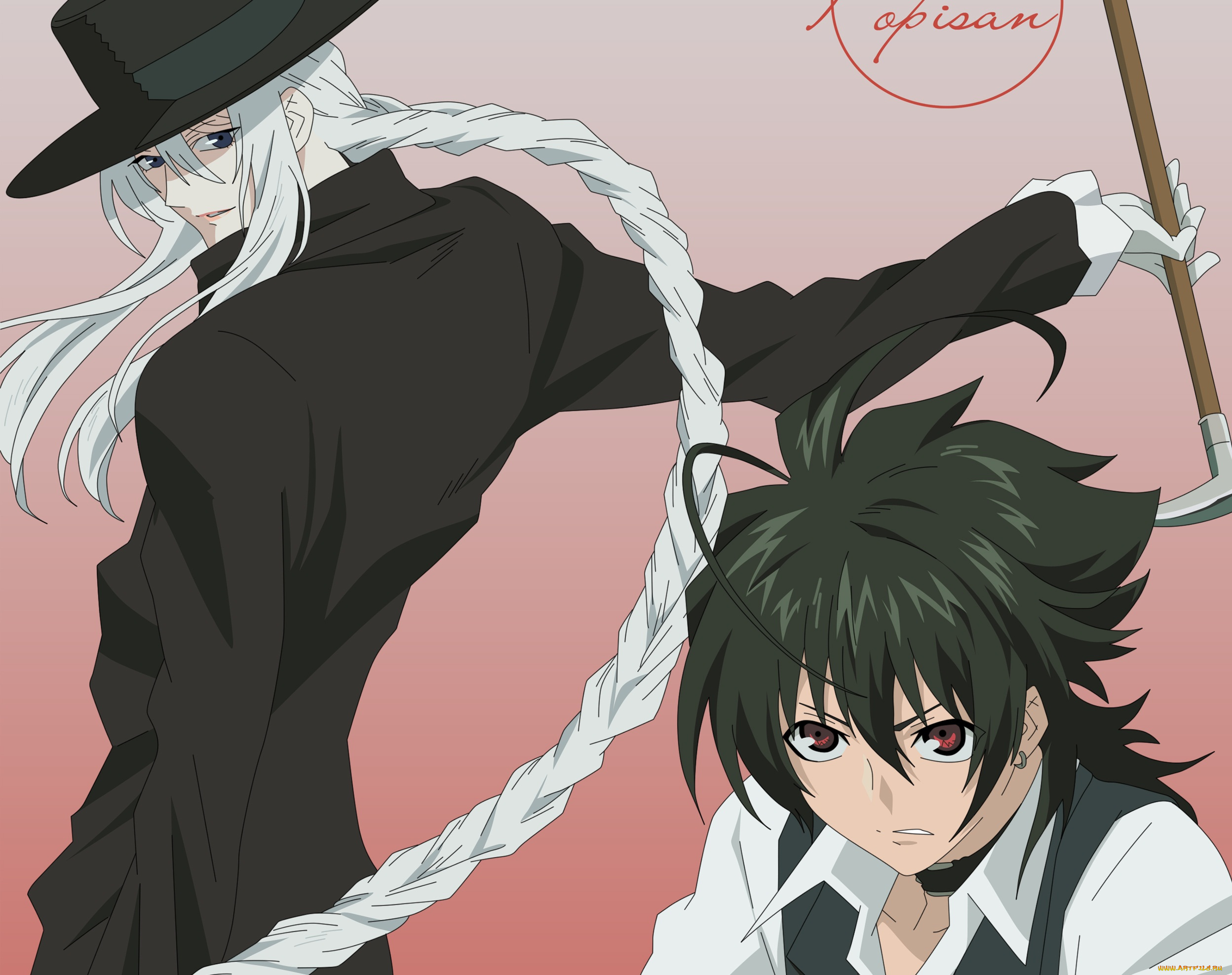 аниме, monochrome, factor, акира, широгане, парни