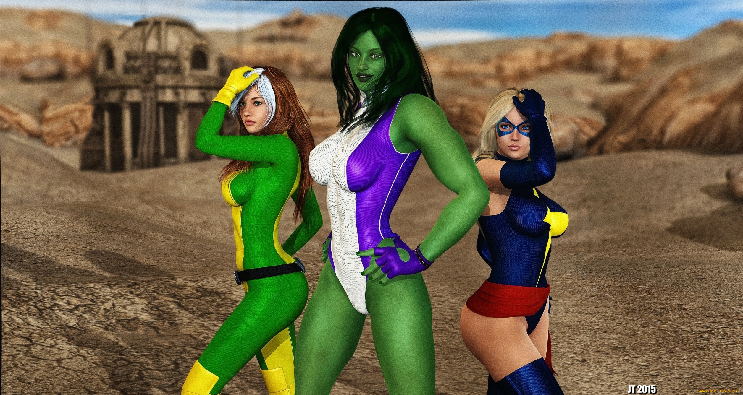 3д, графика, фантазия, , fantasy, халк, фон, взгляд, девушки, маски