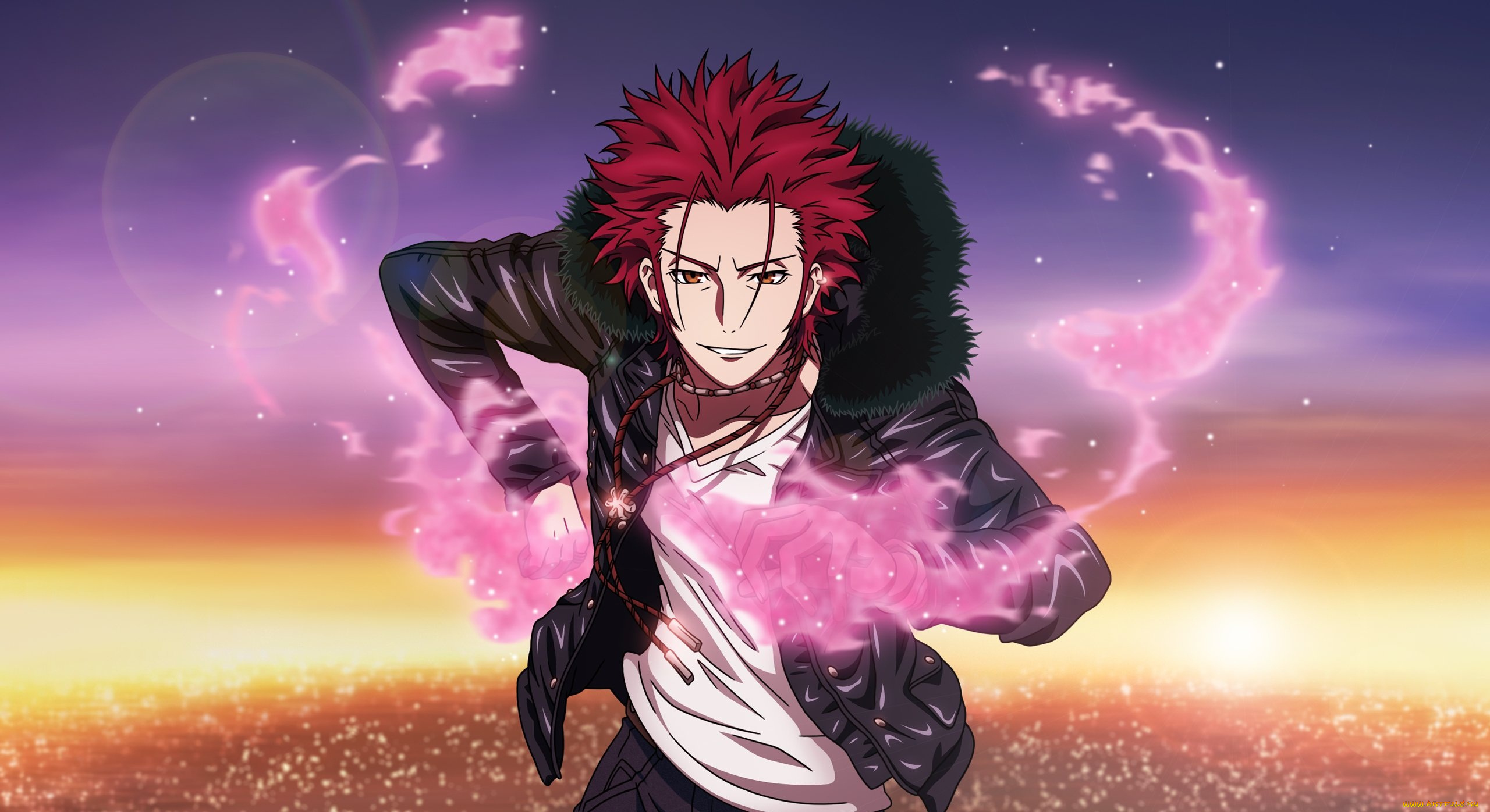 аниме, k, project, красный, король, суо, микото