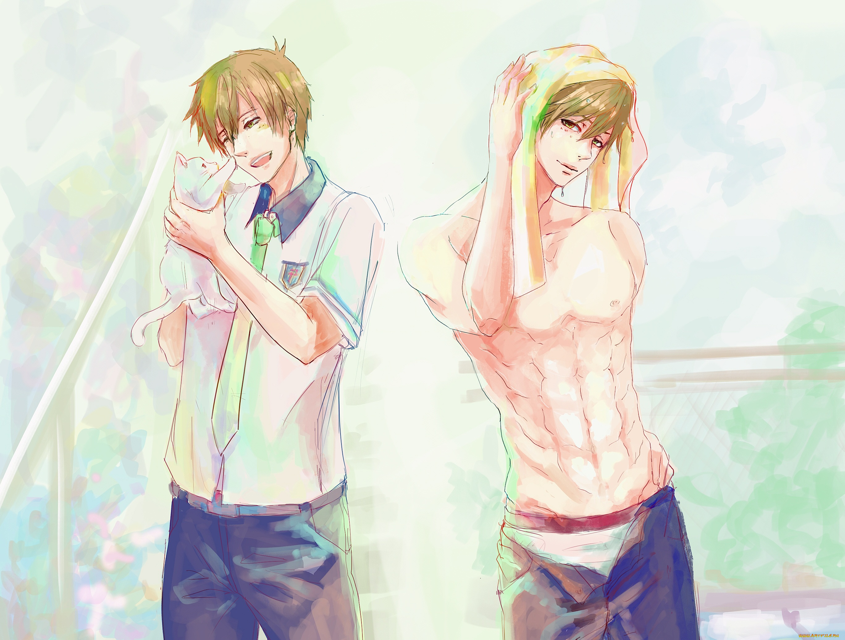 аниме, unknown, , другое, парни