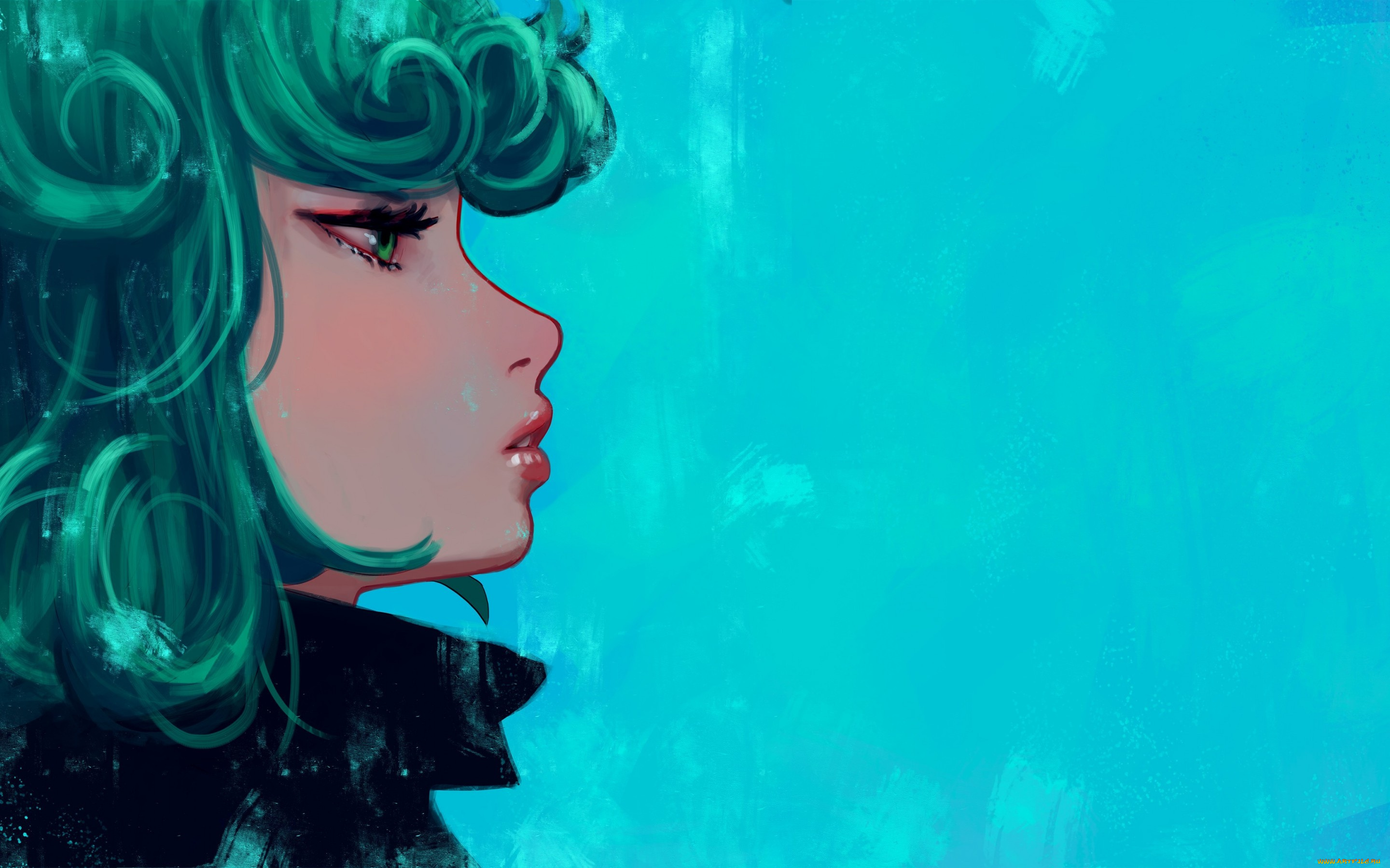 аниме, one, punch, man, onepunch-man, art, tornado, of, terror, tatsumaki