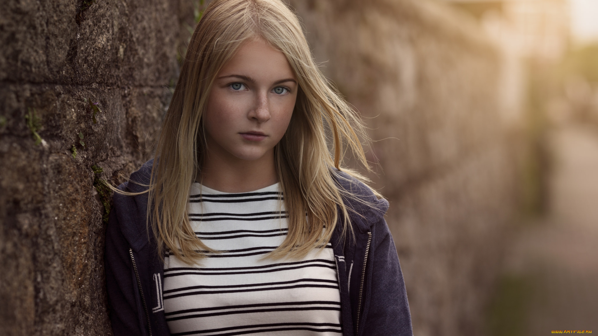 девушки, -unsort, , блондинки, лицо, взгляд