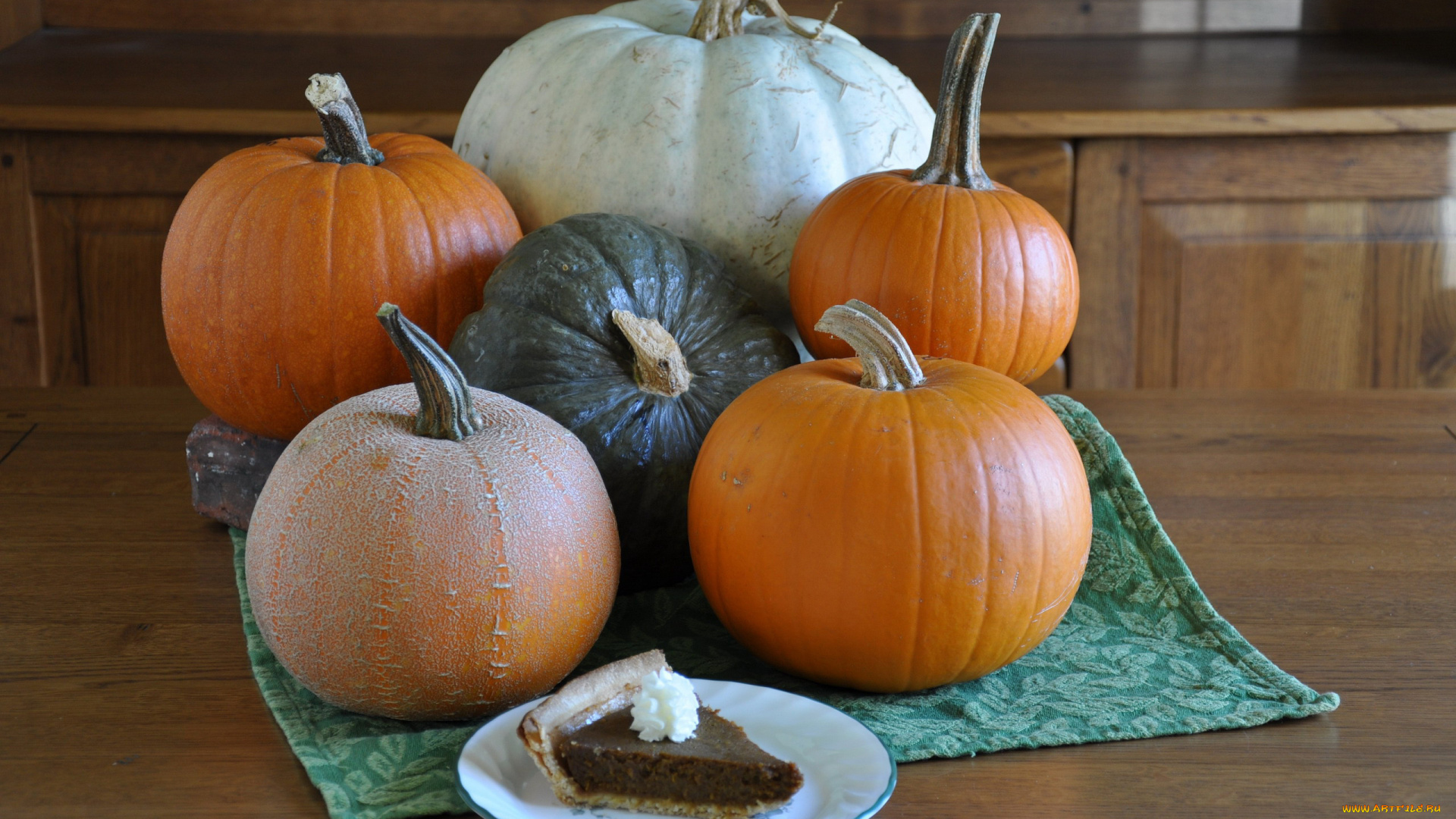 еда, тыква, урожай, пирог