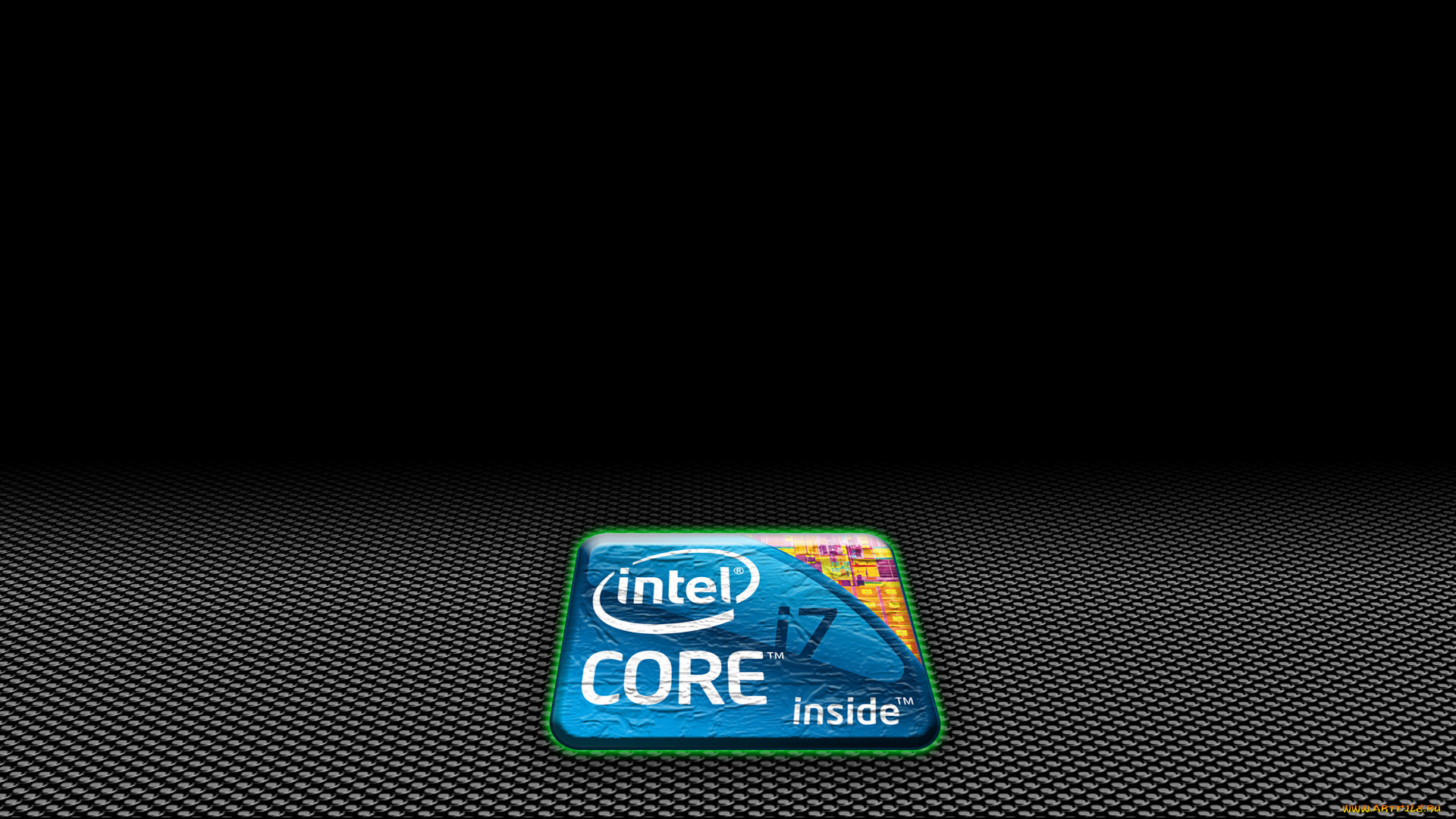 компьютеры, intel, логотип, фон