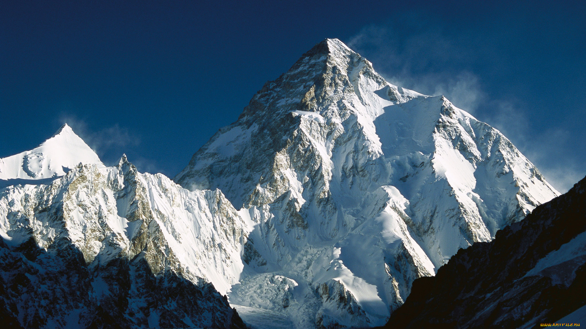 pakistan, k2, природа, горы, облака, вершина, скалы, k2, pakistan, снег