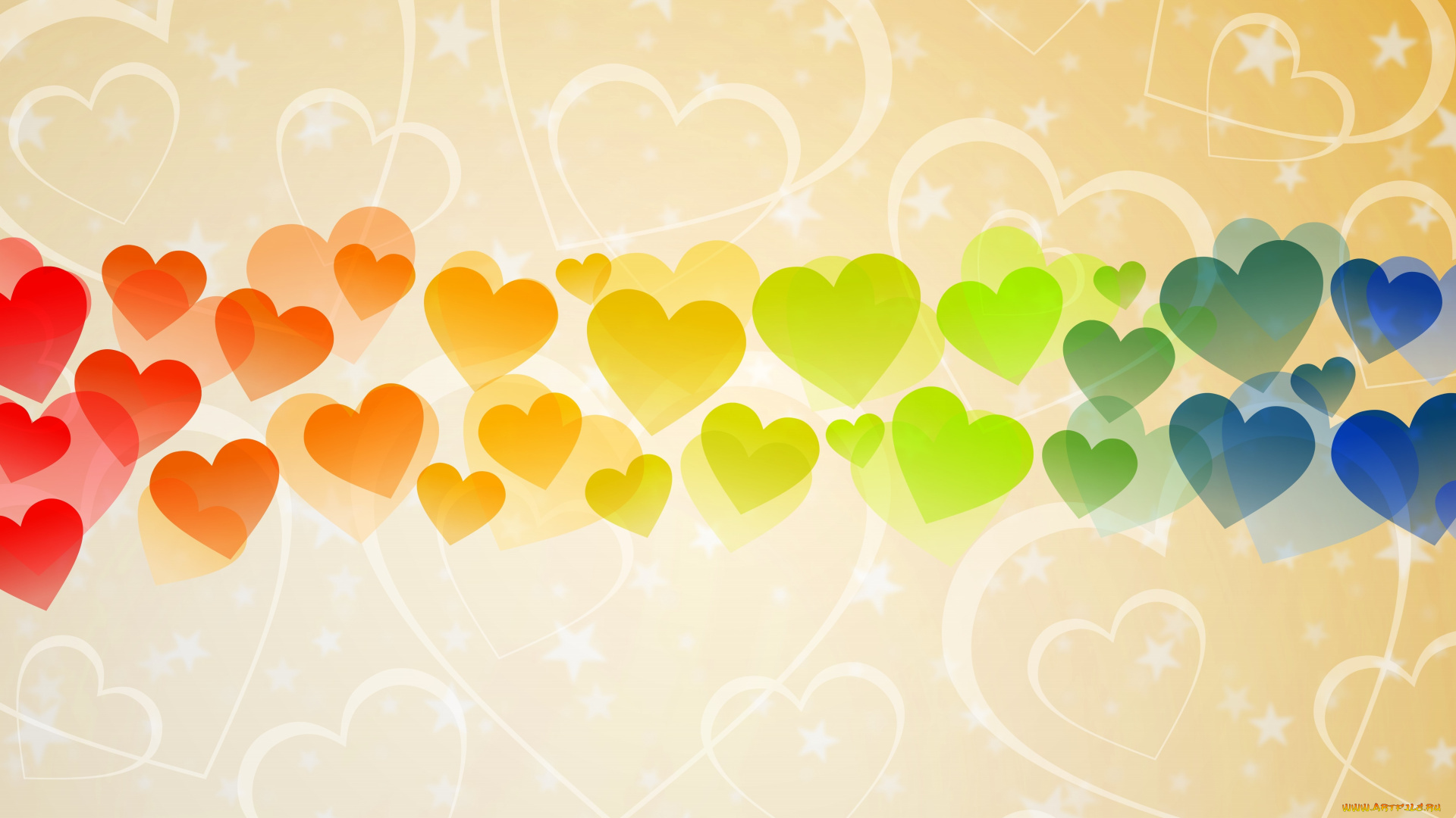 праздничные, день, святого, валентина, , сердечки, , любовь, фон, сердечки