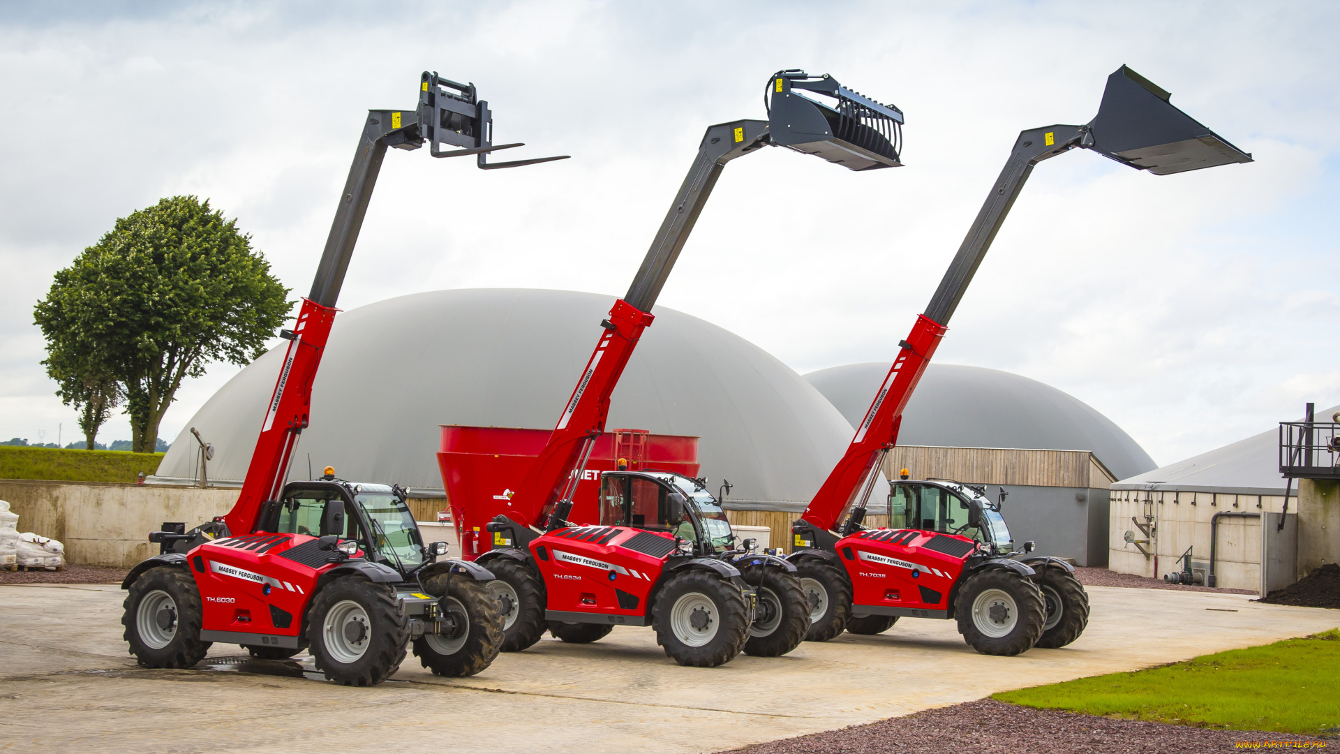 техника, фронтальные, погрузчики, massey, ferguson