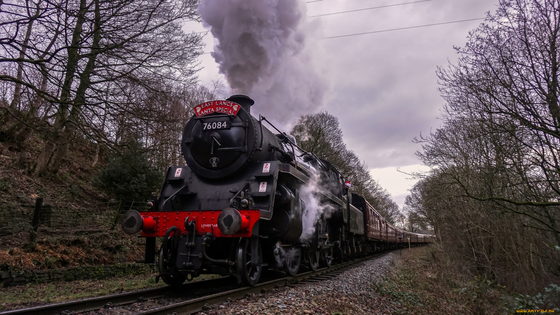 техника, паровозы, паровоз, рельсы