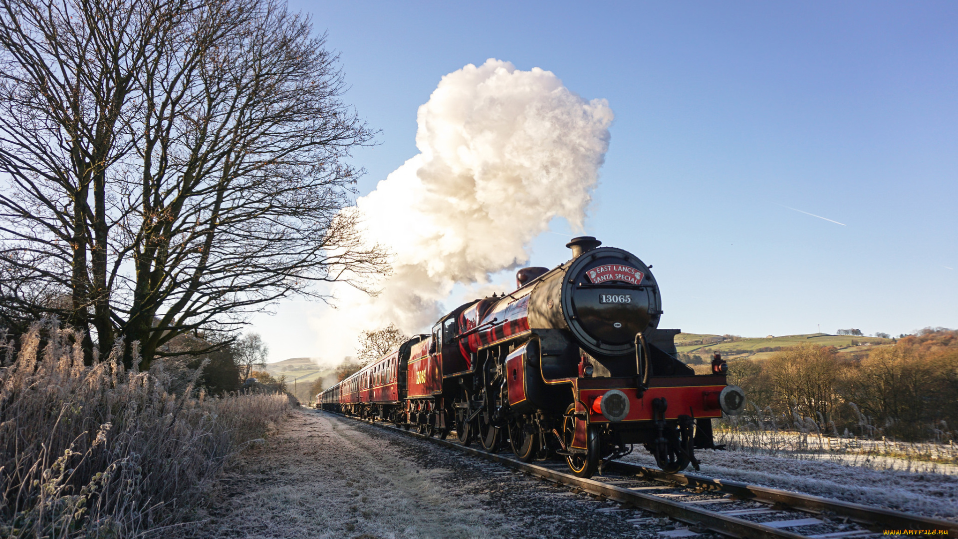 техника, паровозы, паровоз, рельсы