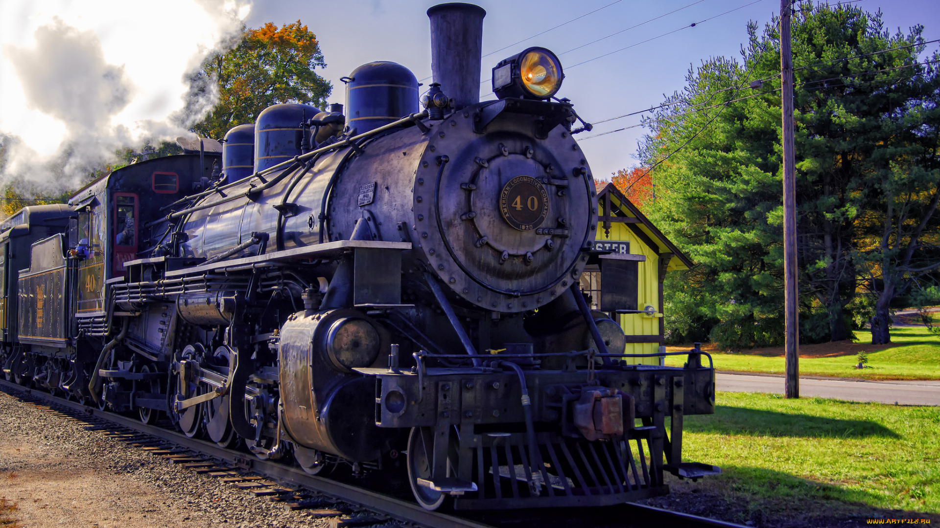 техника, паровозы, паровоз, рельсы