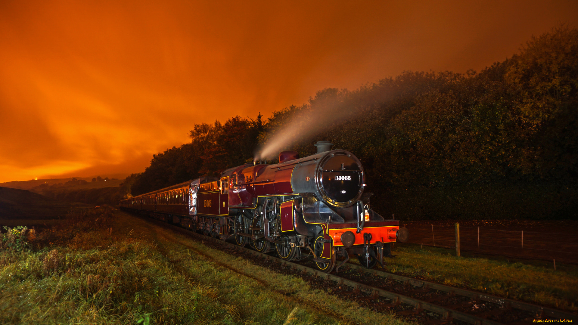 техника, паровозы, паровоз, рельсы