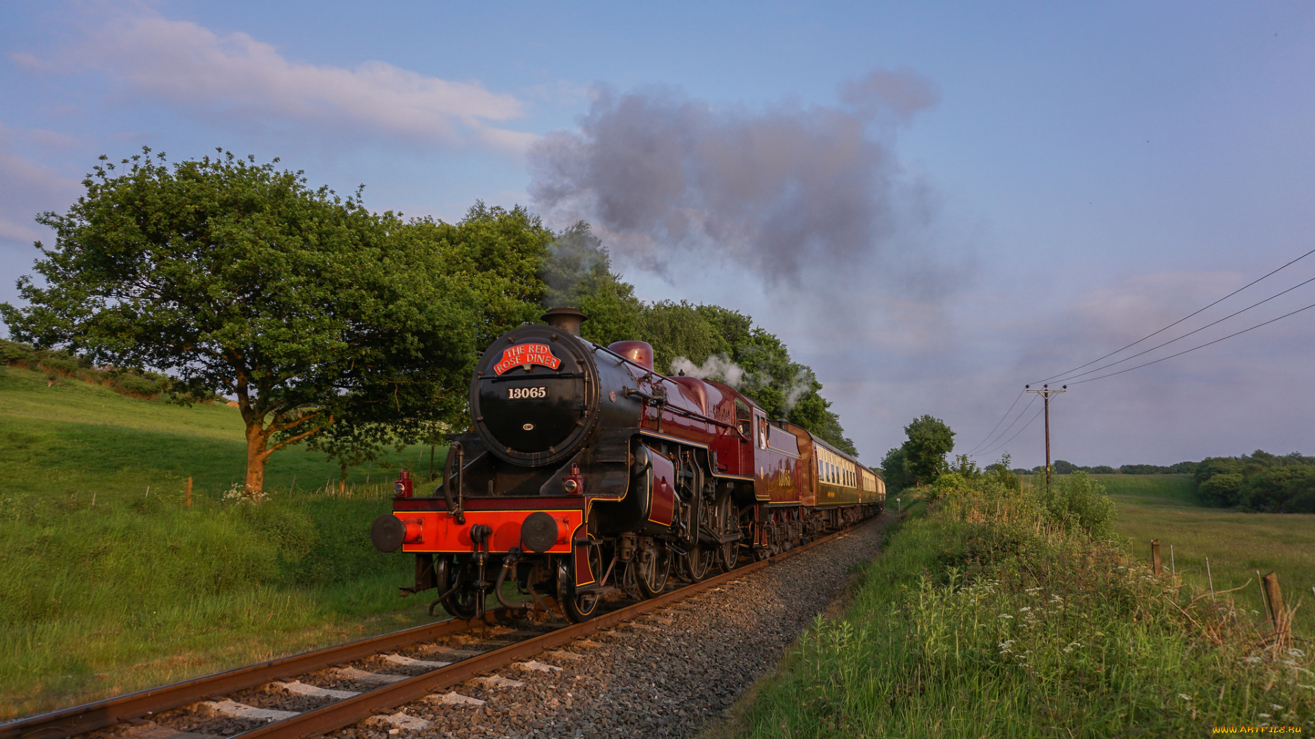 техника, паровозы, паровоз, рельсы