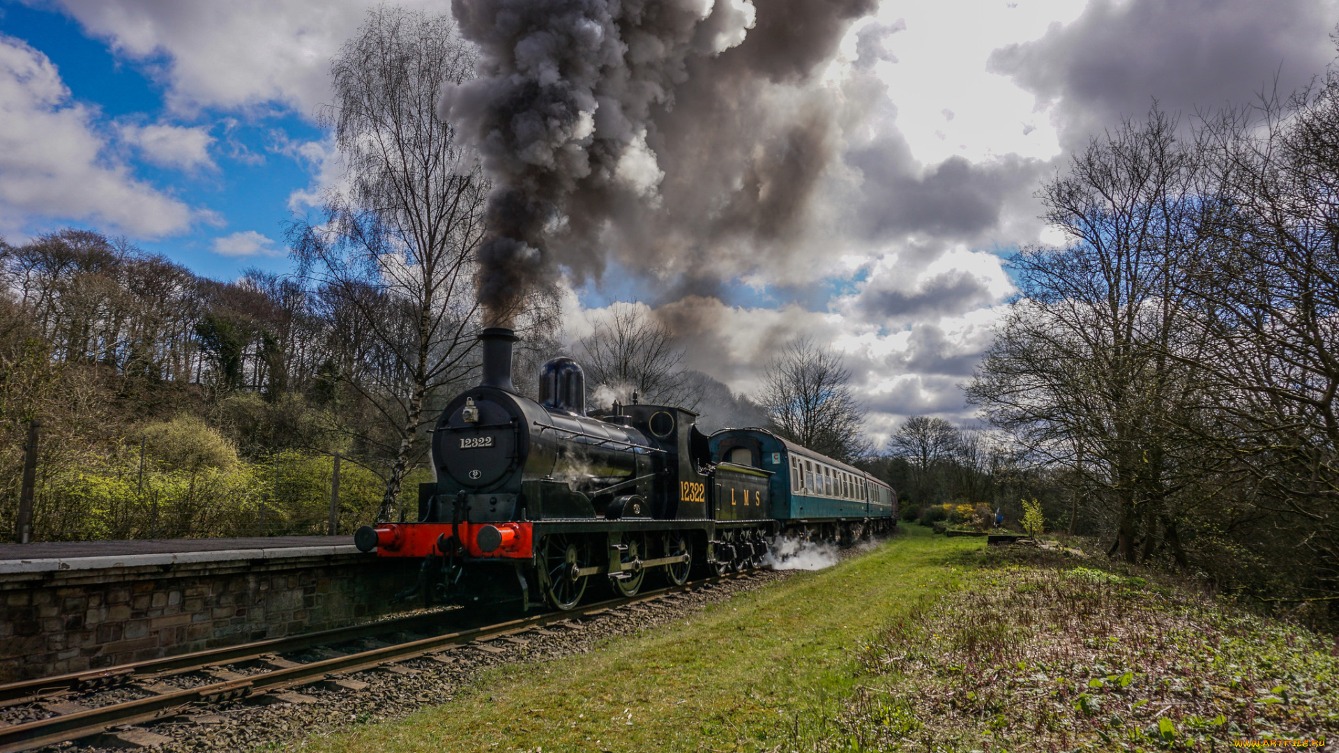 техника, паровозы, паровоз, рельсы