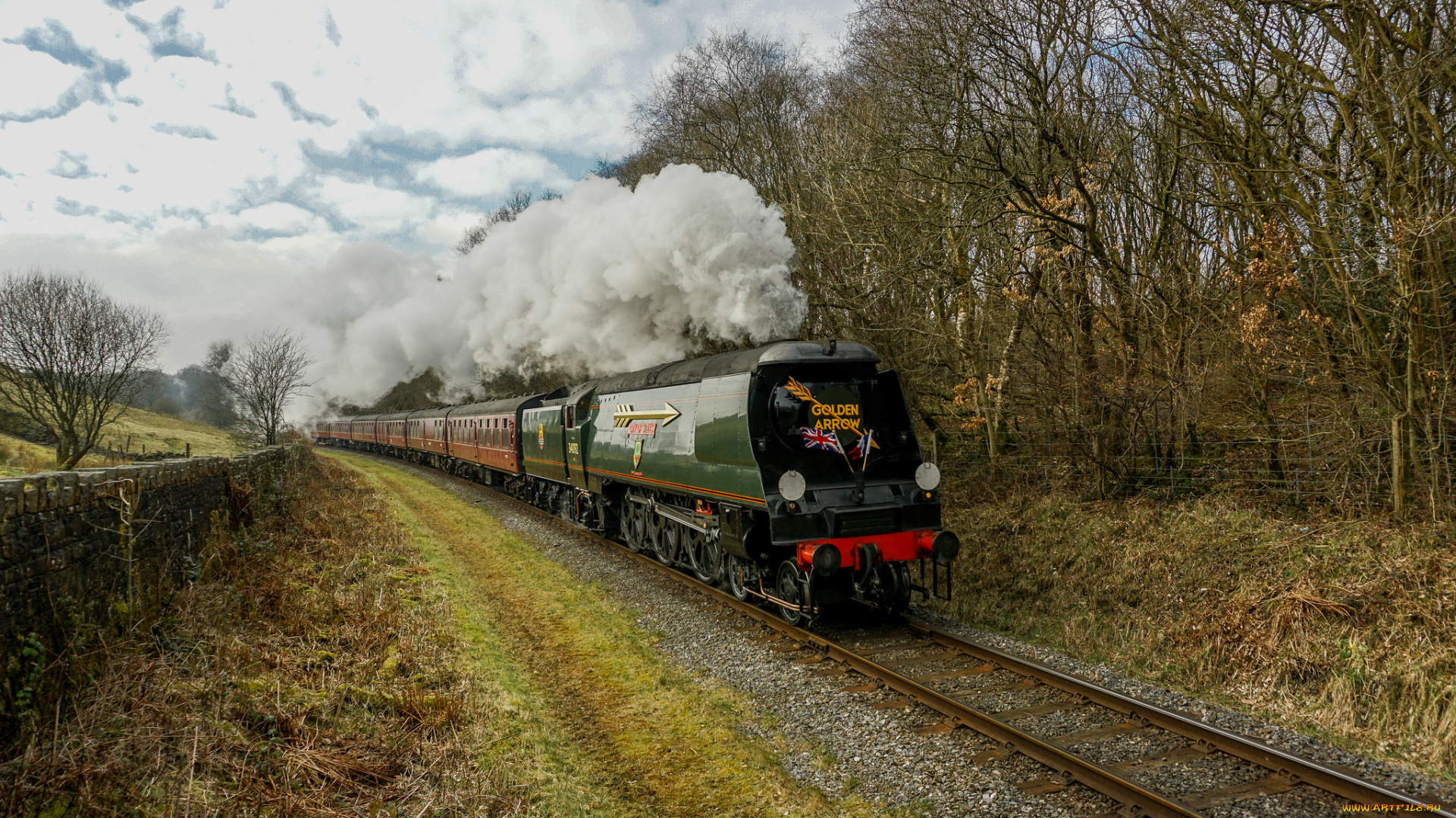 техника, паровозы, паровоз, рельсы