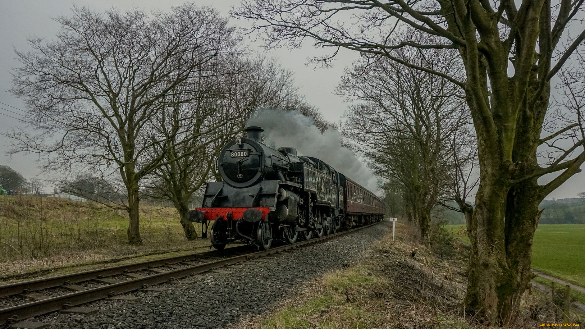 техника, паровозы, паровоз, рельсы