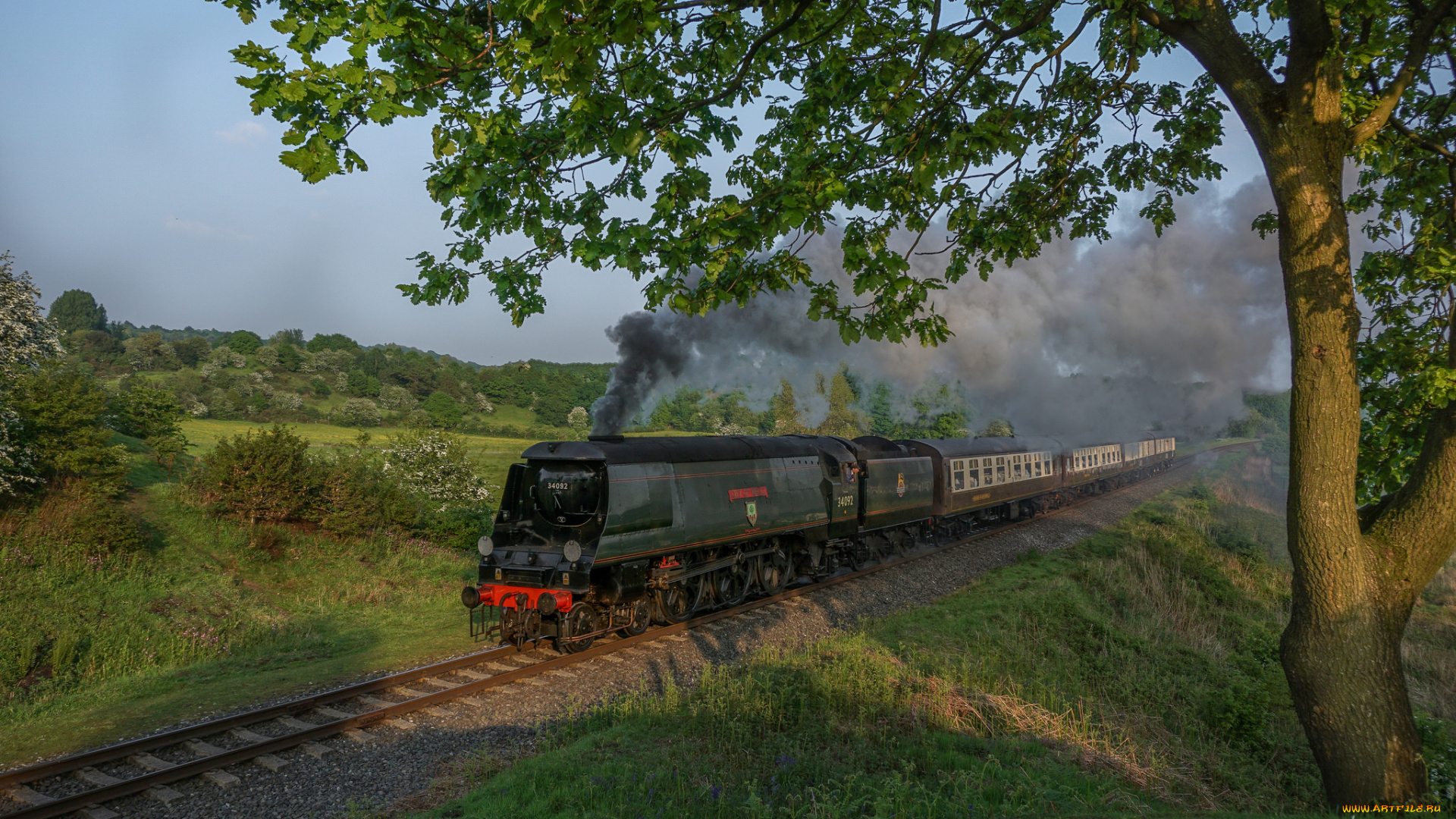 техника, паровозы, рельсы, паровоз
