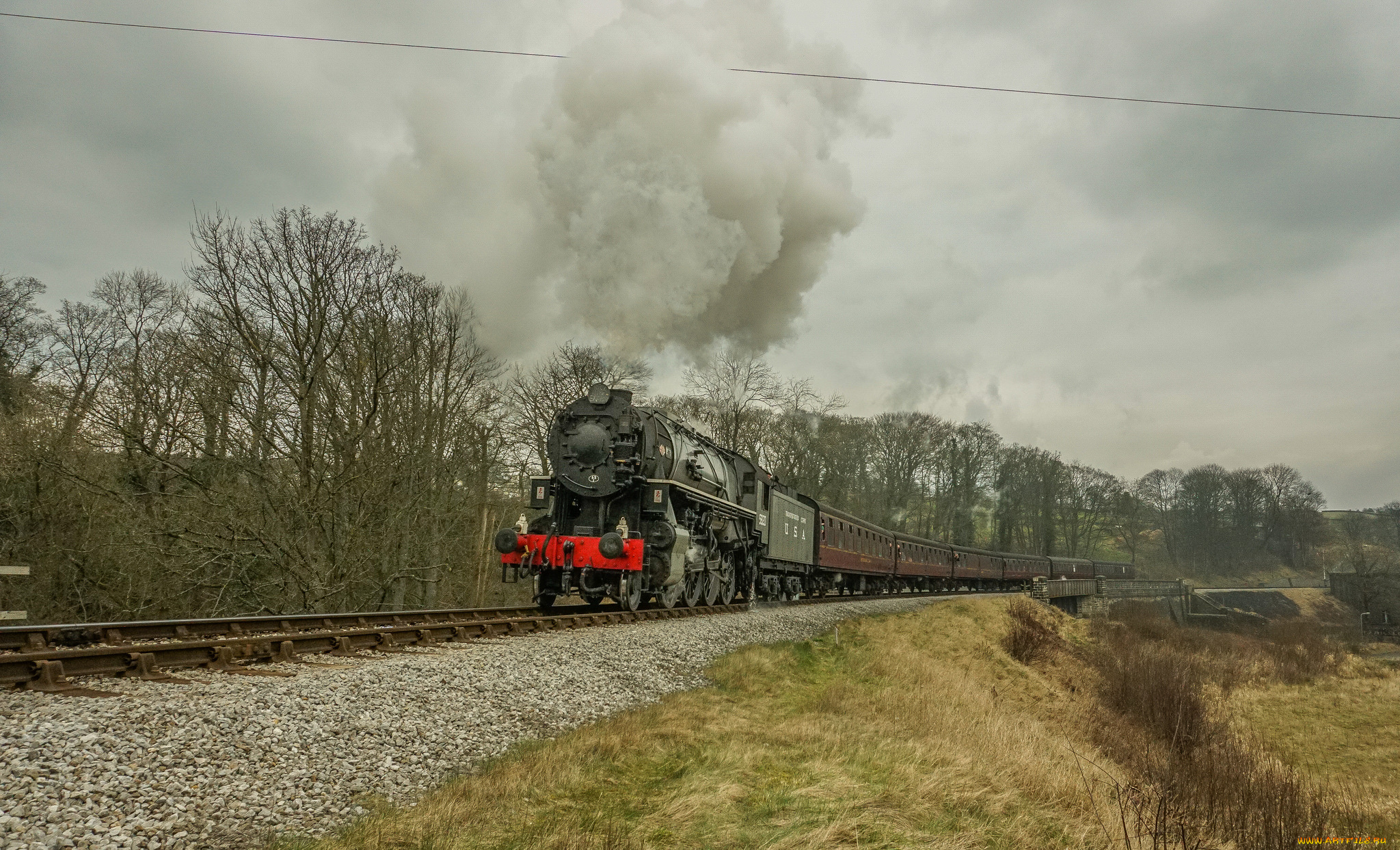 техника, паровозы, паровоз, рельсы