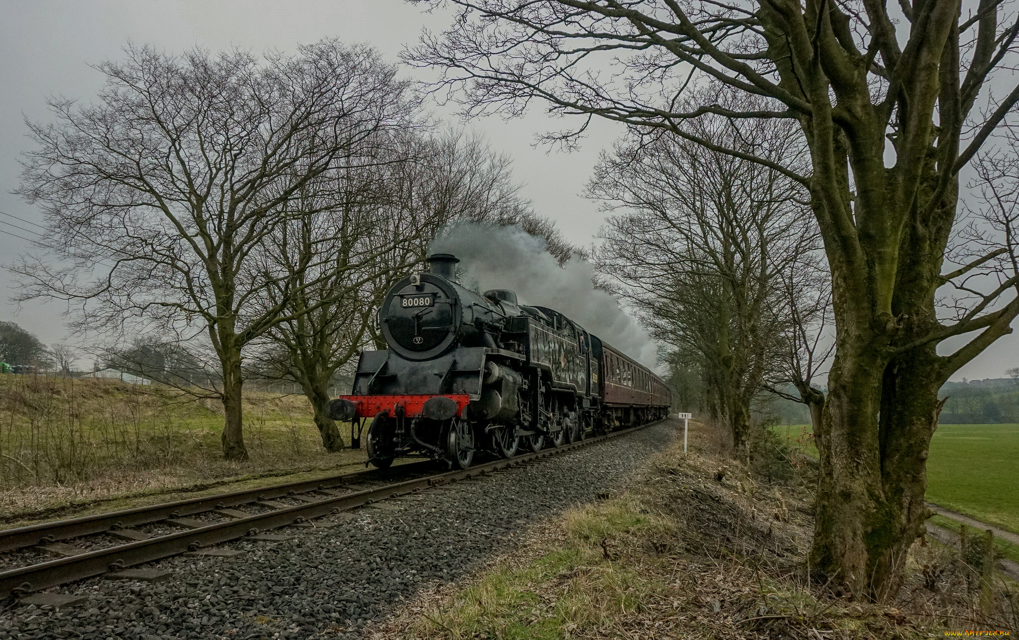 техника, паровозы, паровоз, рельсы