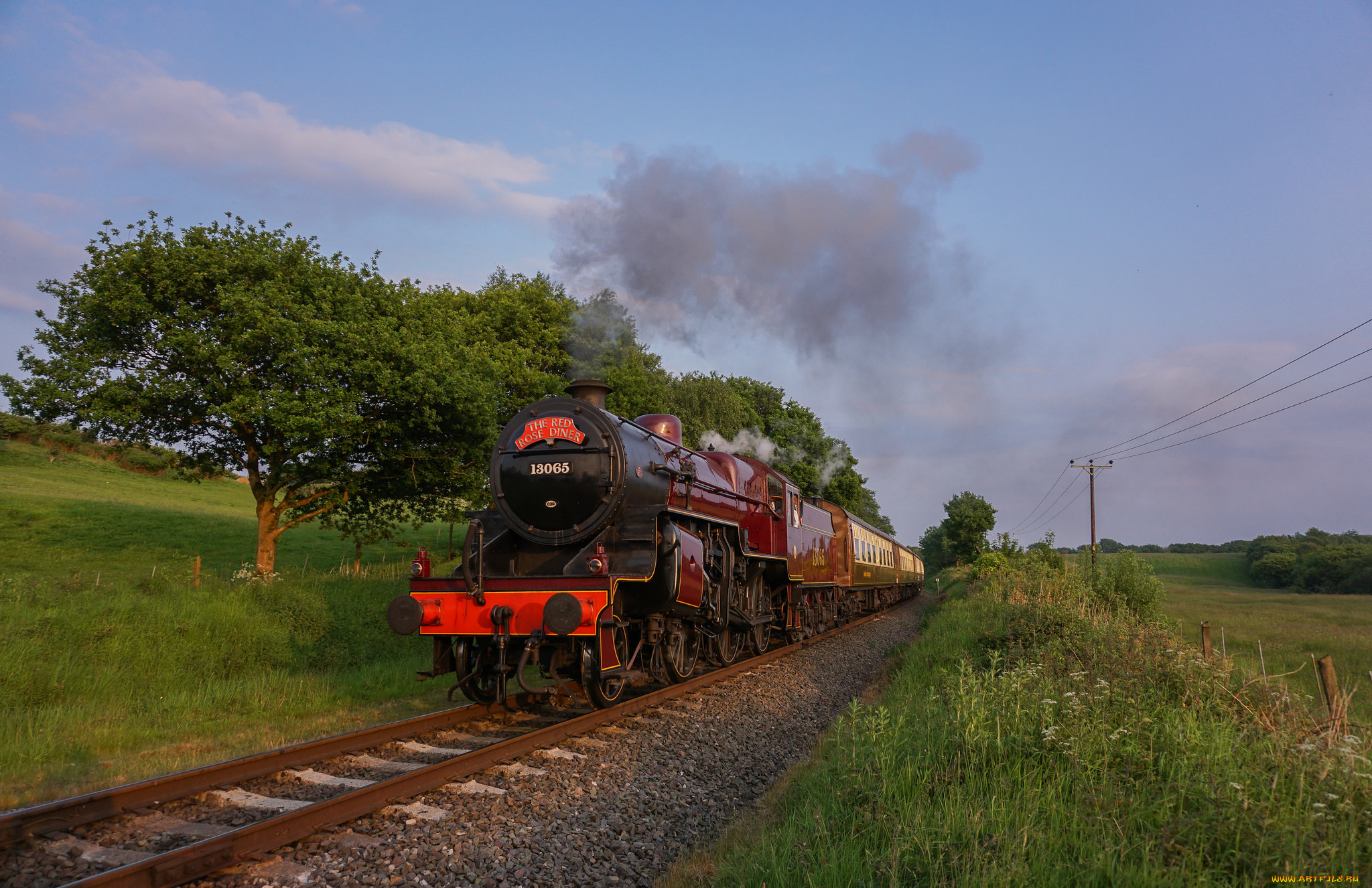 техника, паровозы, паровоз, рельсы