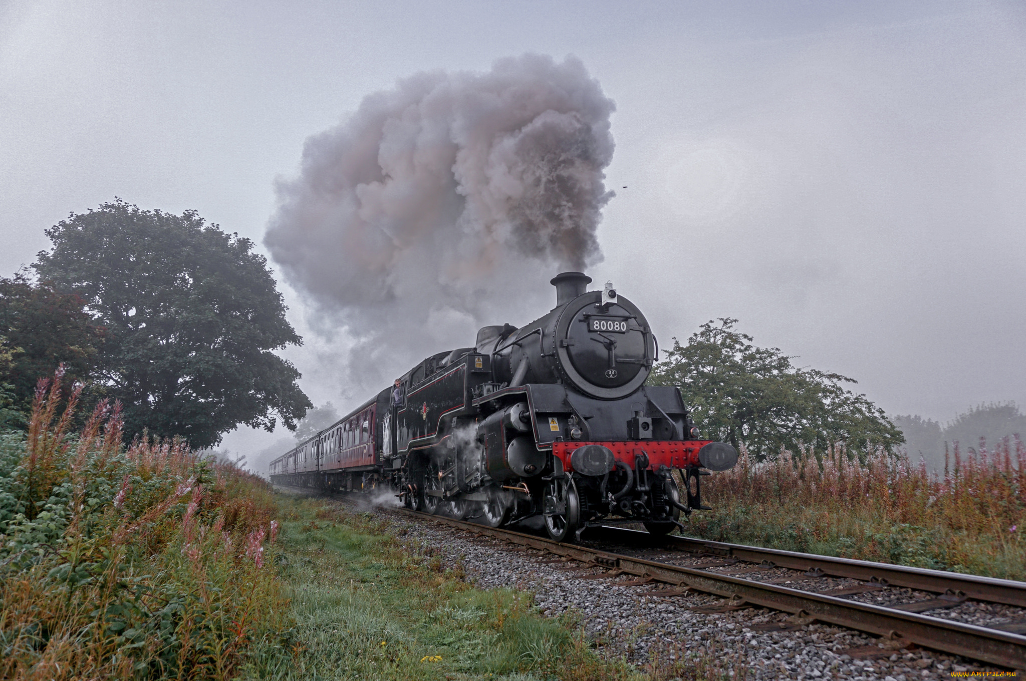 техника, паровозы, паровоз, рельсы