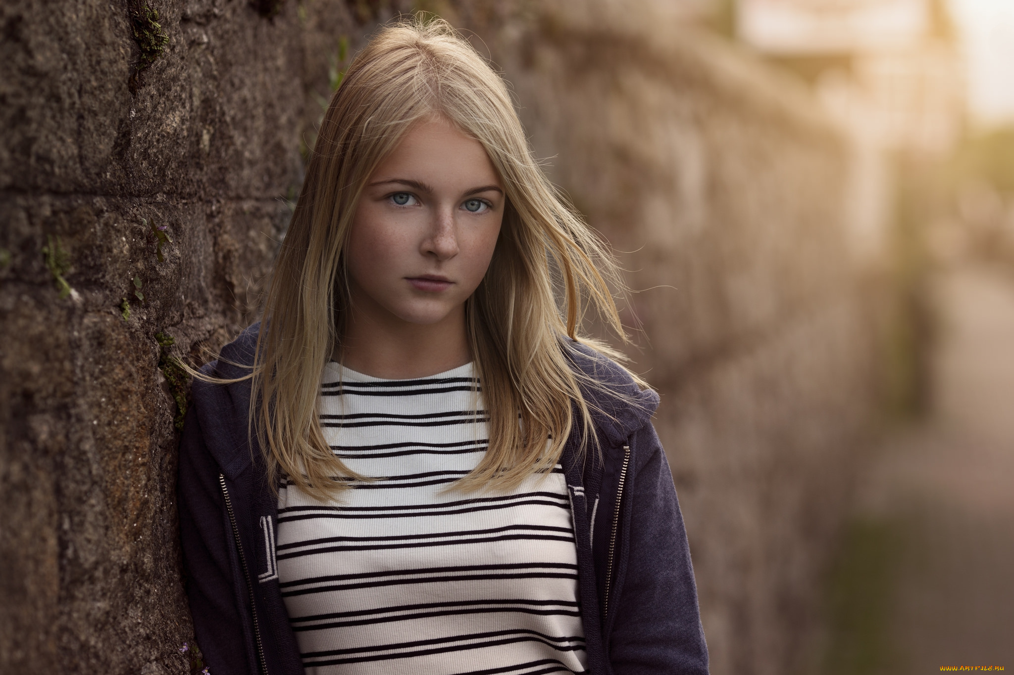 девушки, -unsort, , блондинки, лицо, взгляд