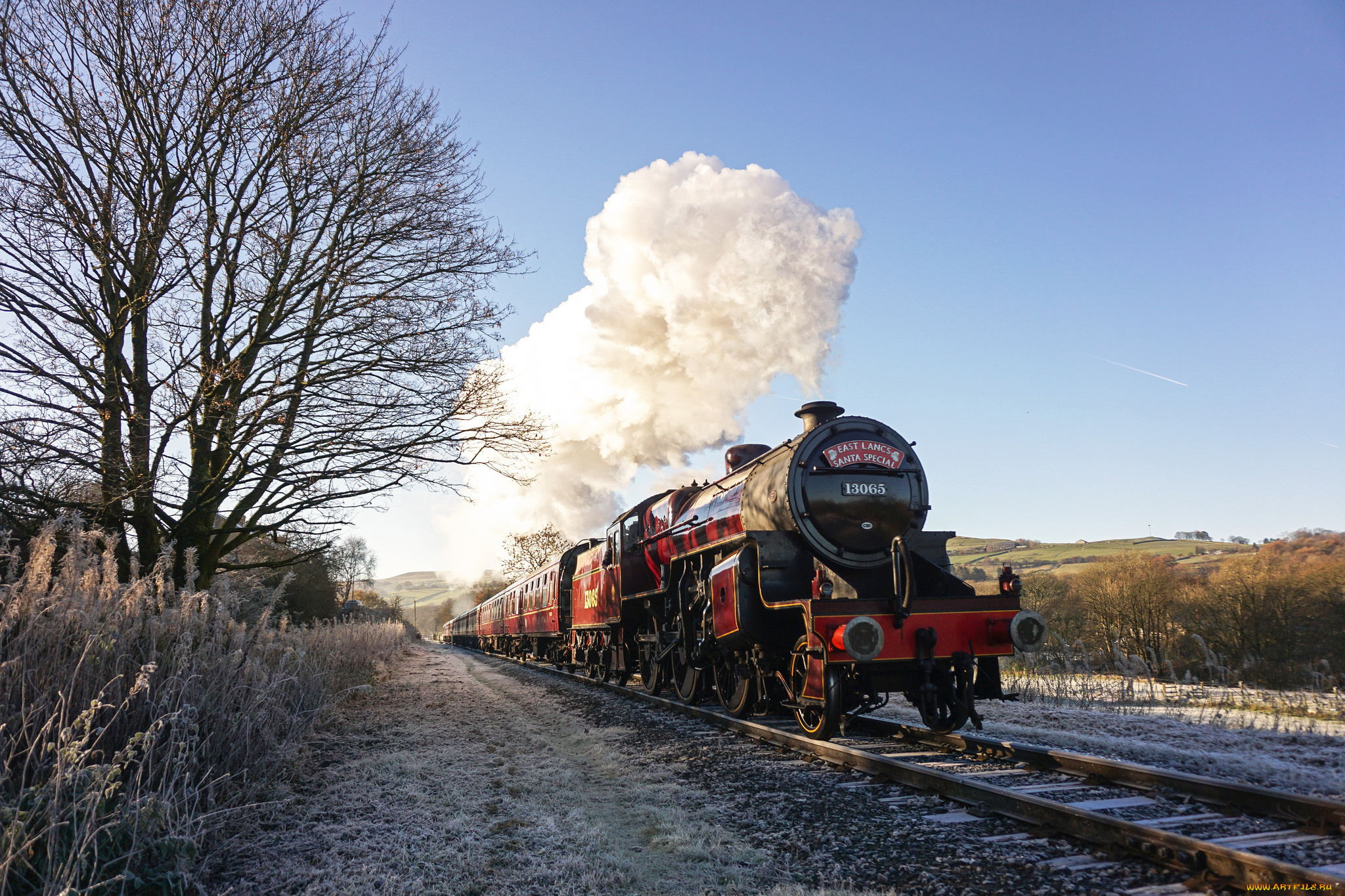 техника, паровозы, паровоз, рельсы