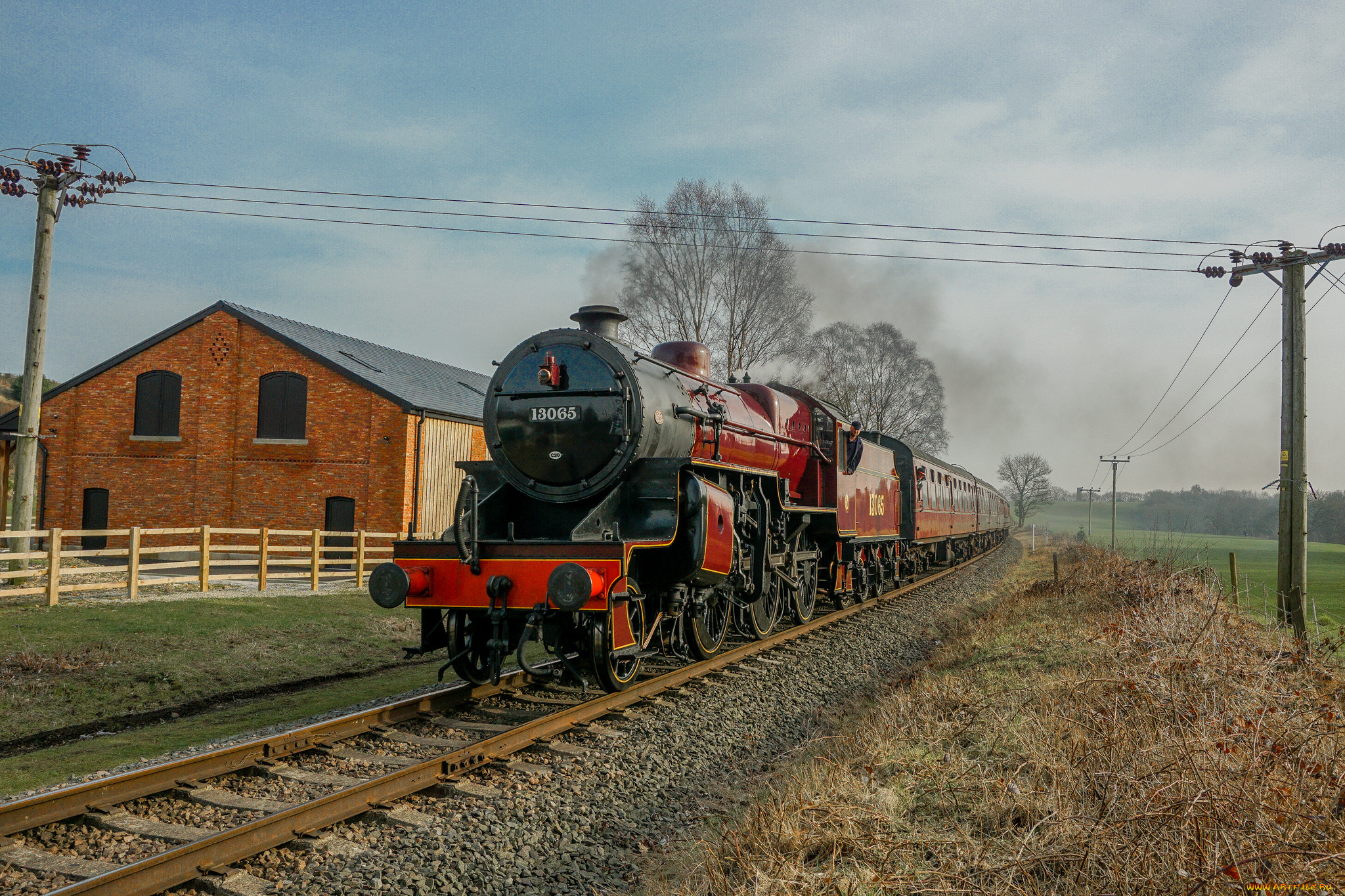 техника, паровозы, паровоз, рельсы