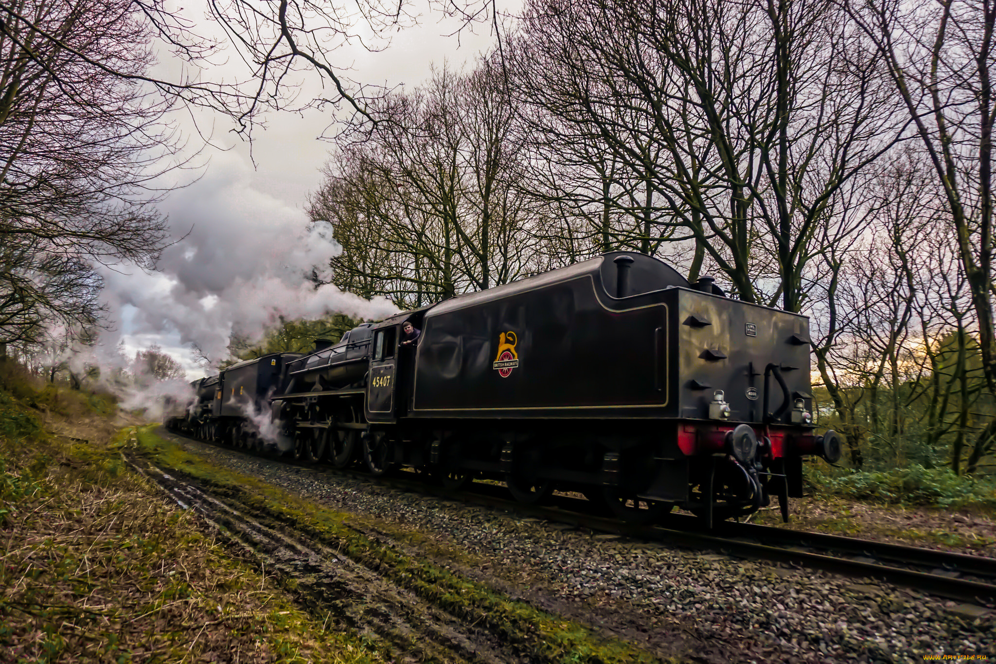 техника, паровозы, паровоз, рельсы