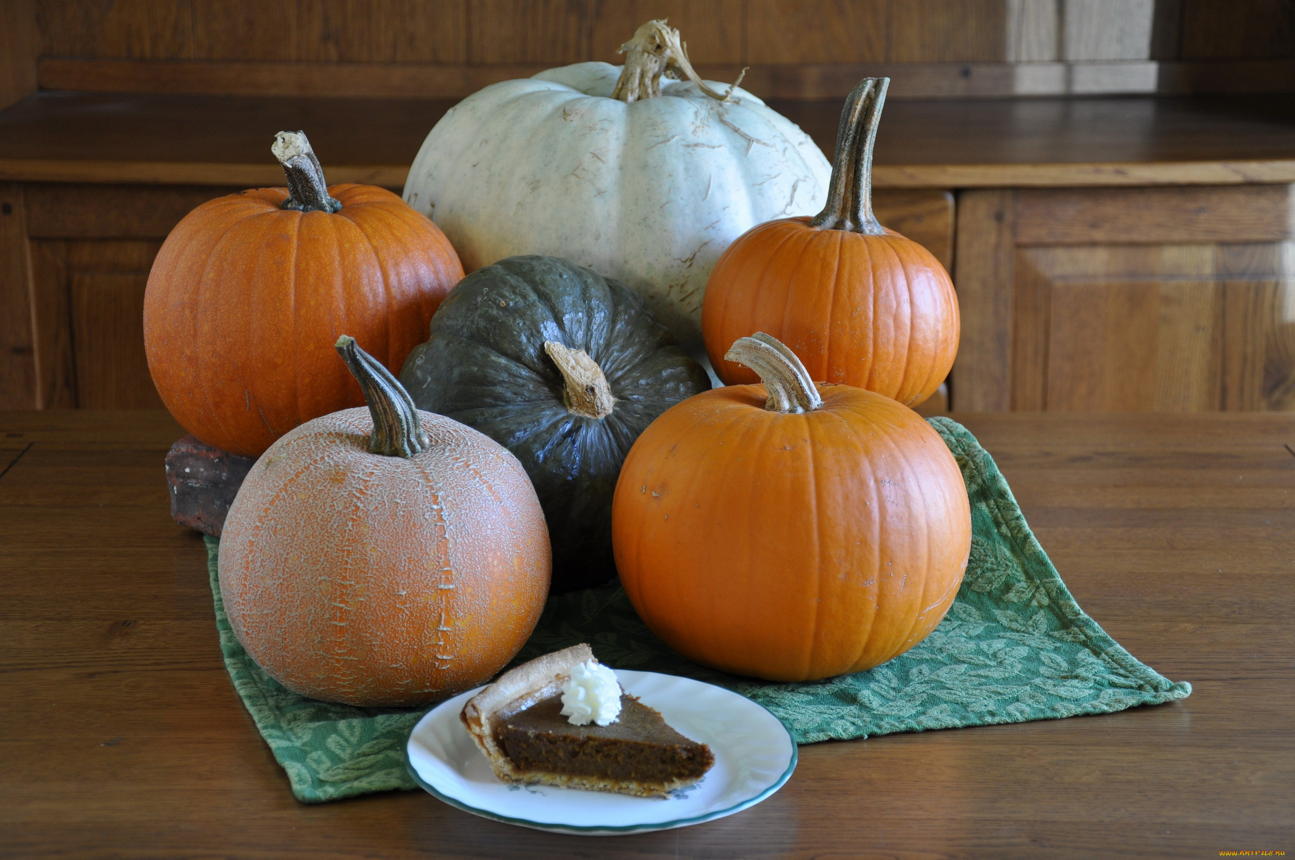 еда, тыква, урожай, пирог