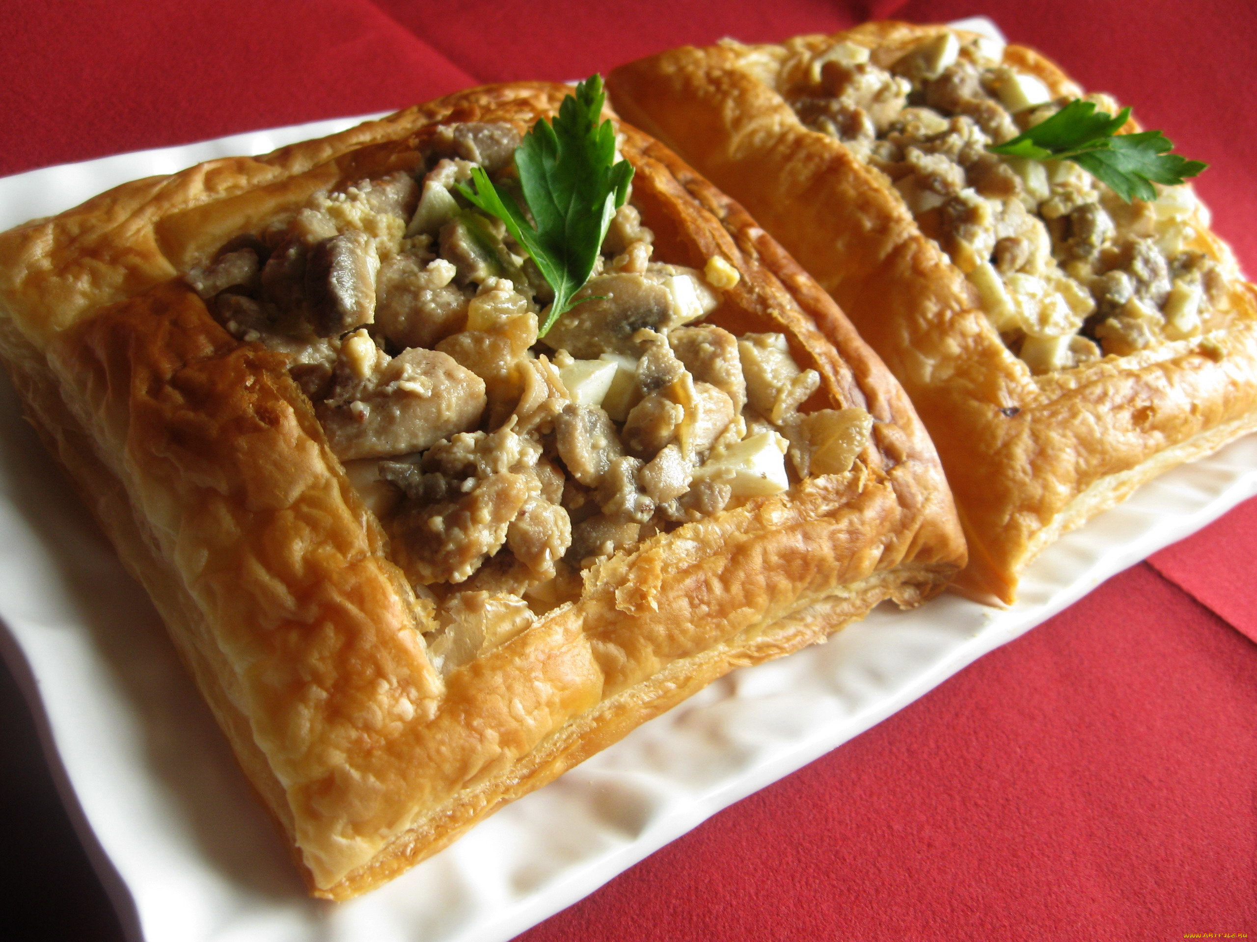 еда, пироги, пирог, начинка, слоеный