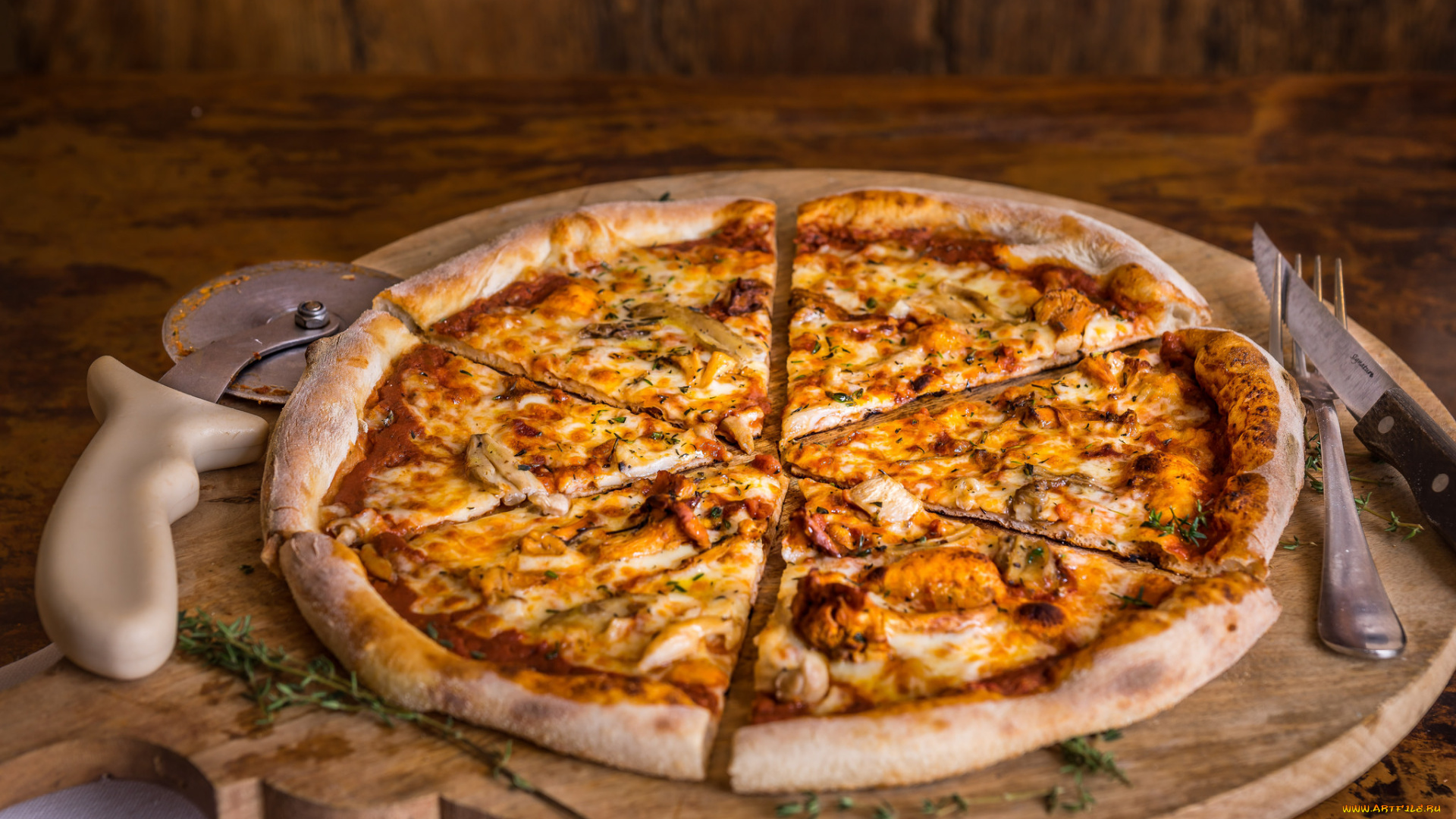 еда, пицца, снедь