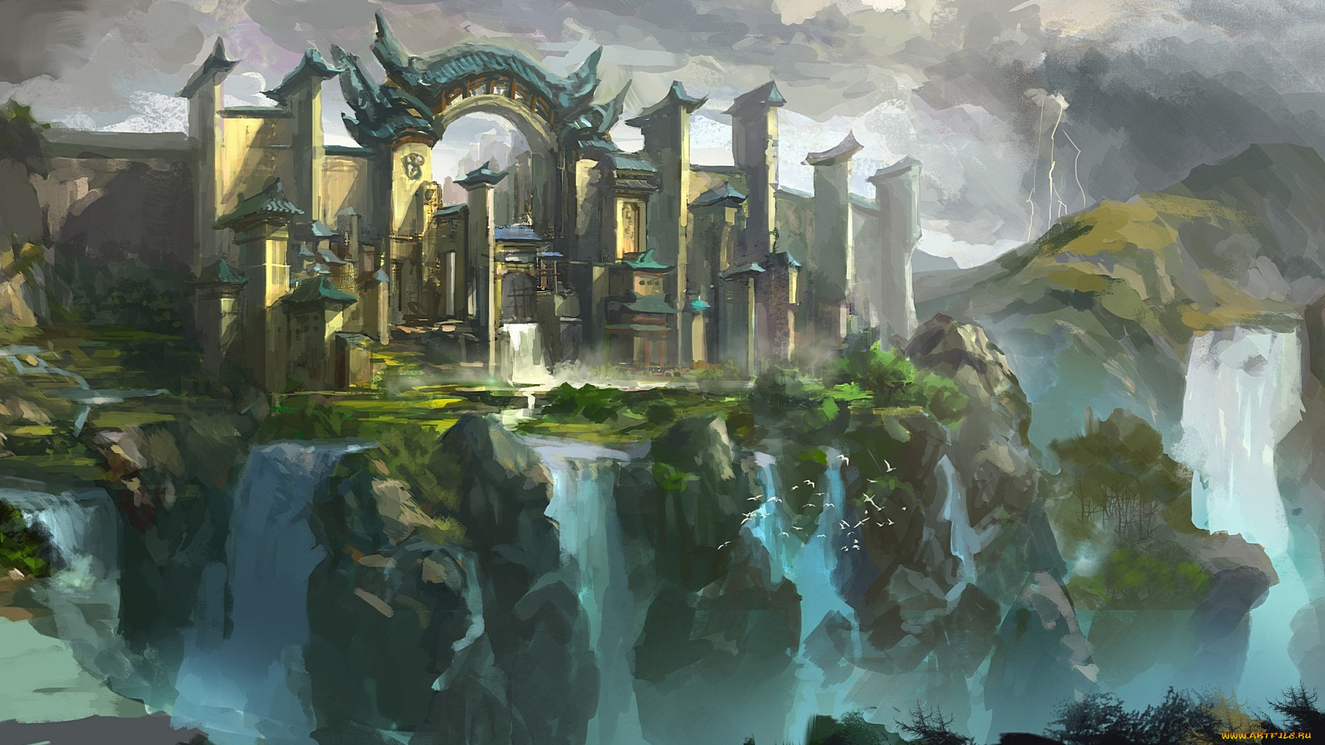 календари, фэнтези, постройка, сооружение, 2018